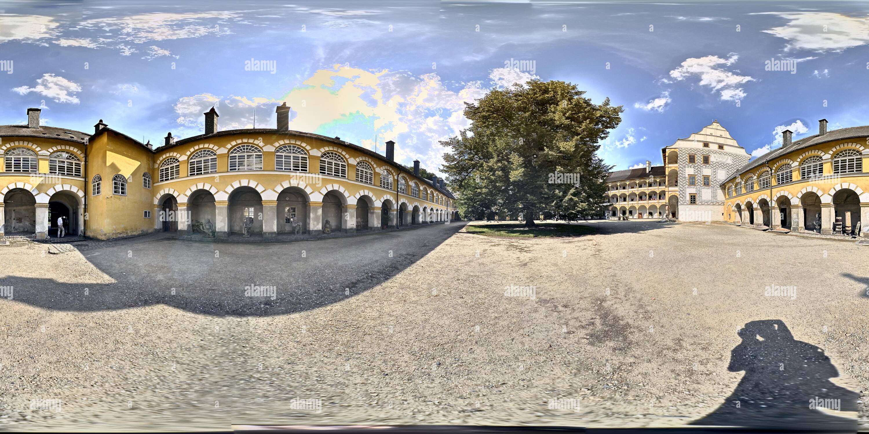 360 Grad Panorama Ansicht von Zamek Velke Losiny E