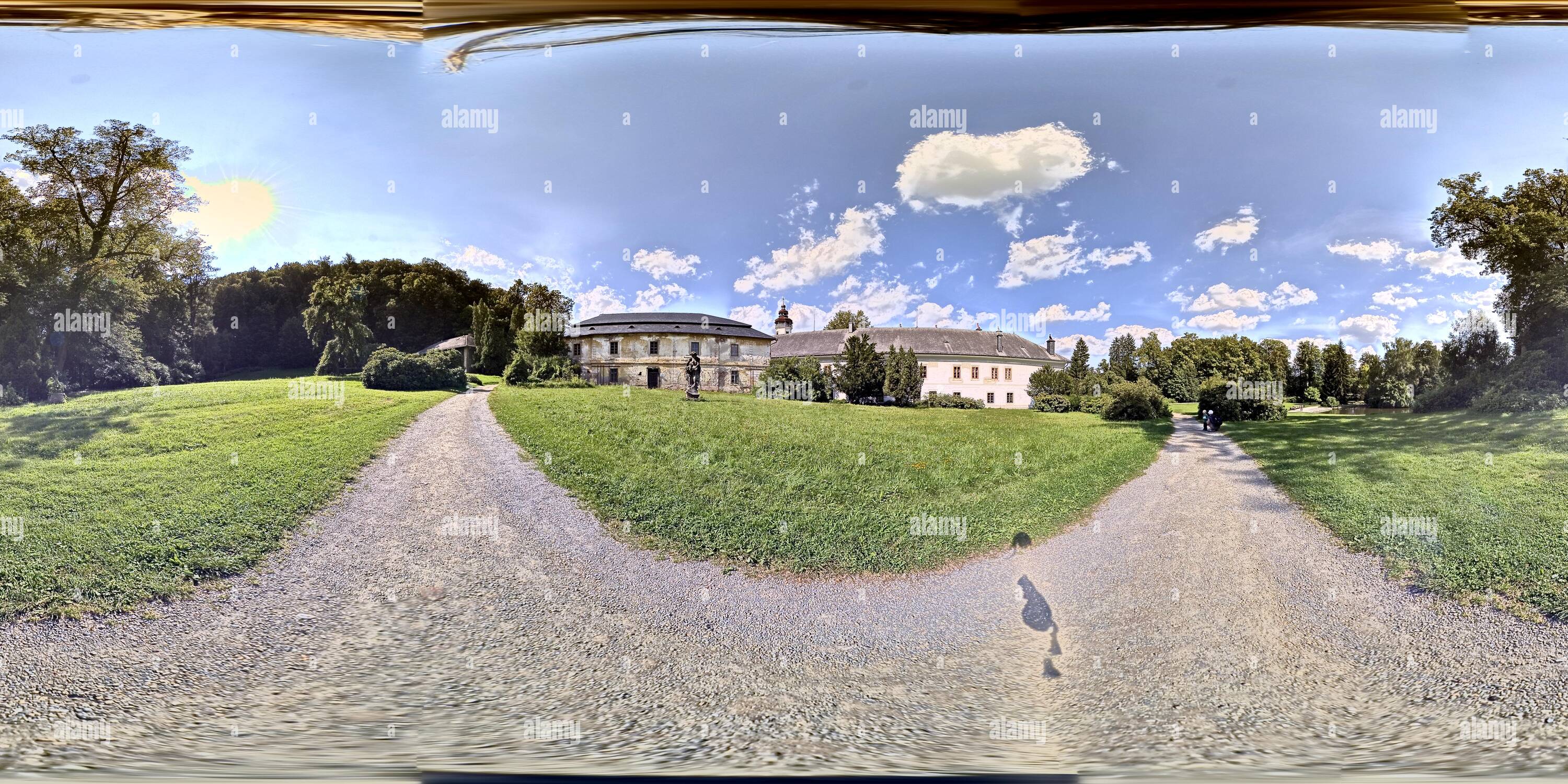 360 Grad Panorama Ansicht von Zamek Velke Losiny J