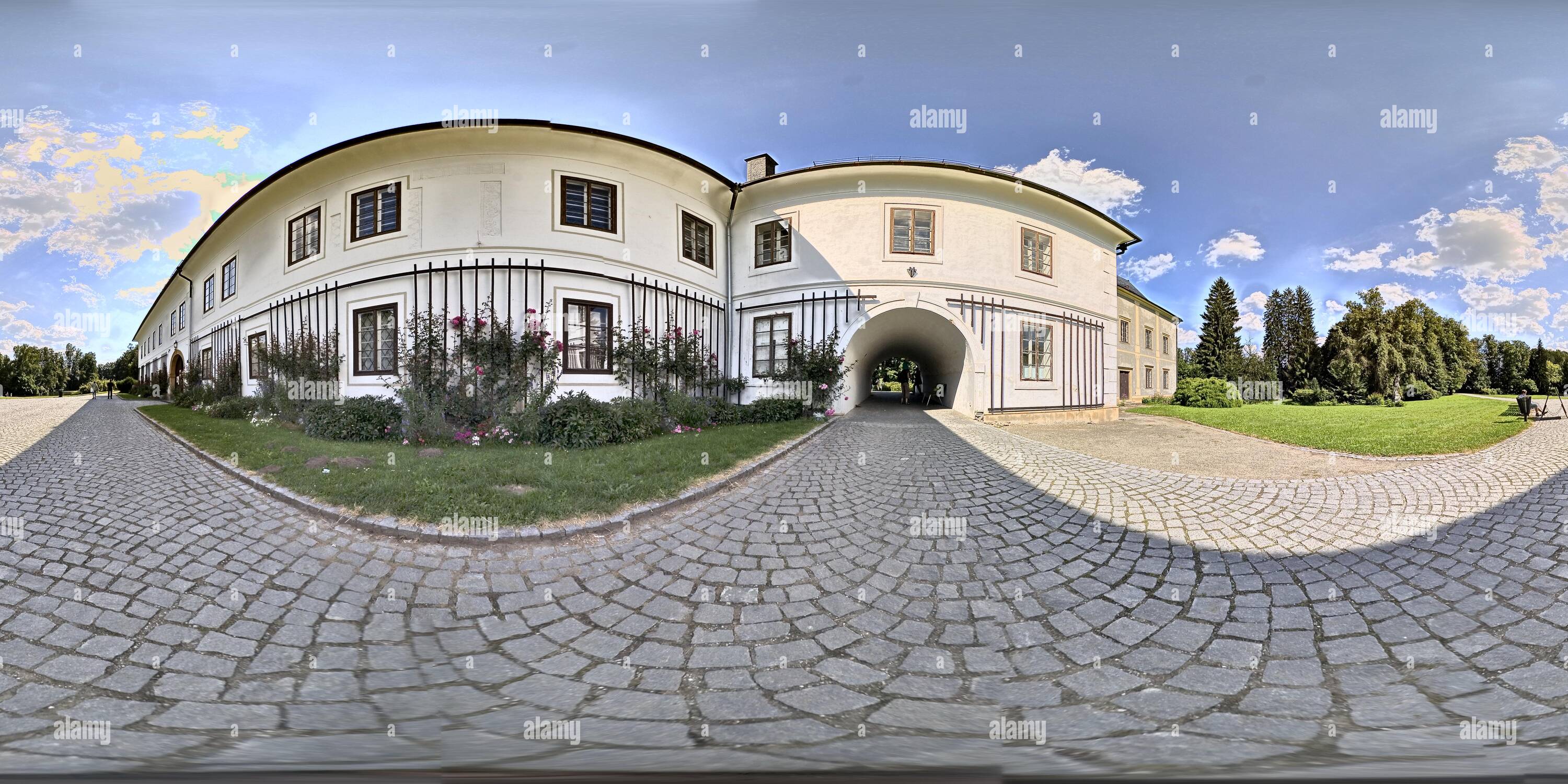 360 Grad Panorama Ansicht von Zamek Velke Losiny K