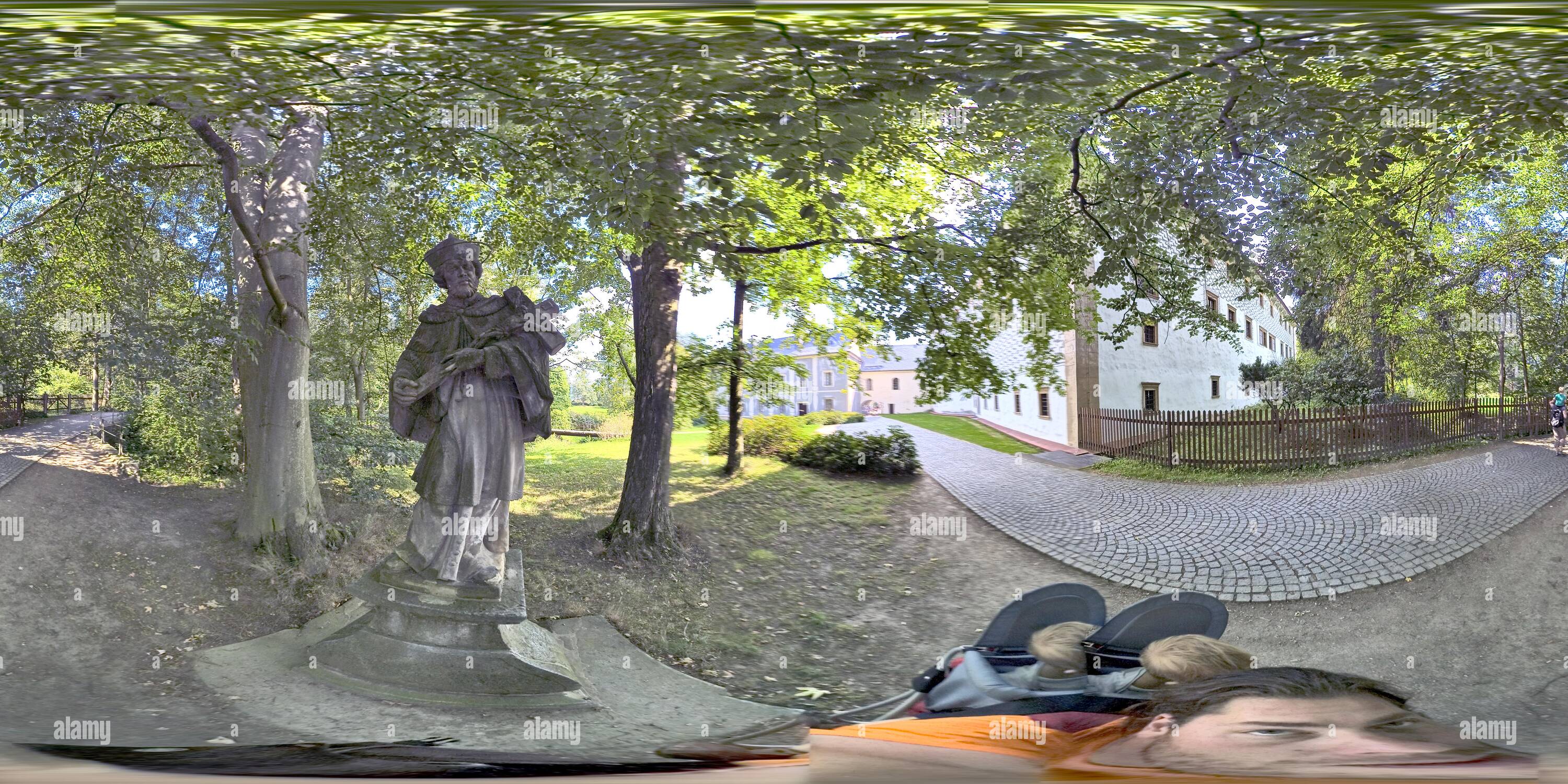 360 Grad Panorama Ansicht von Zamek Velke Losiny P