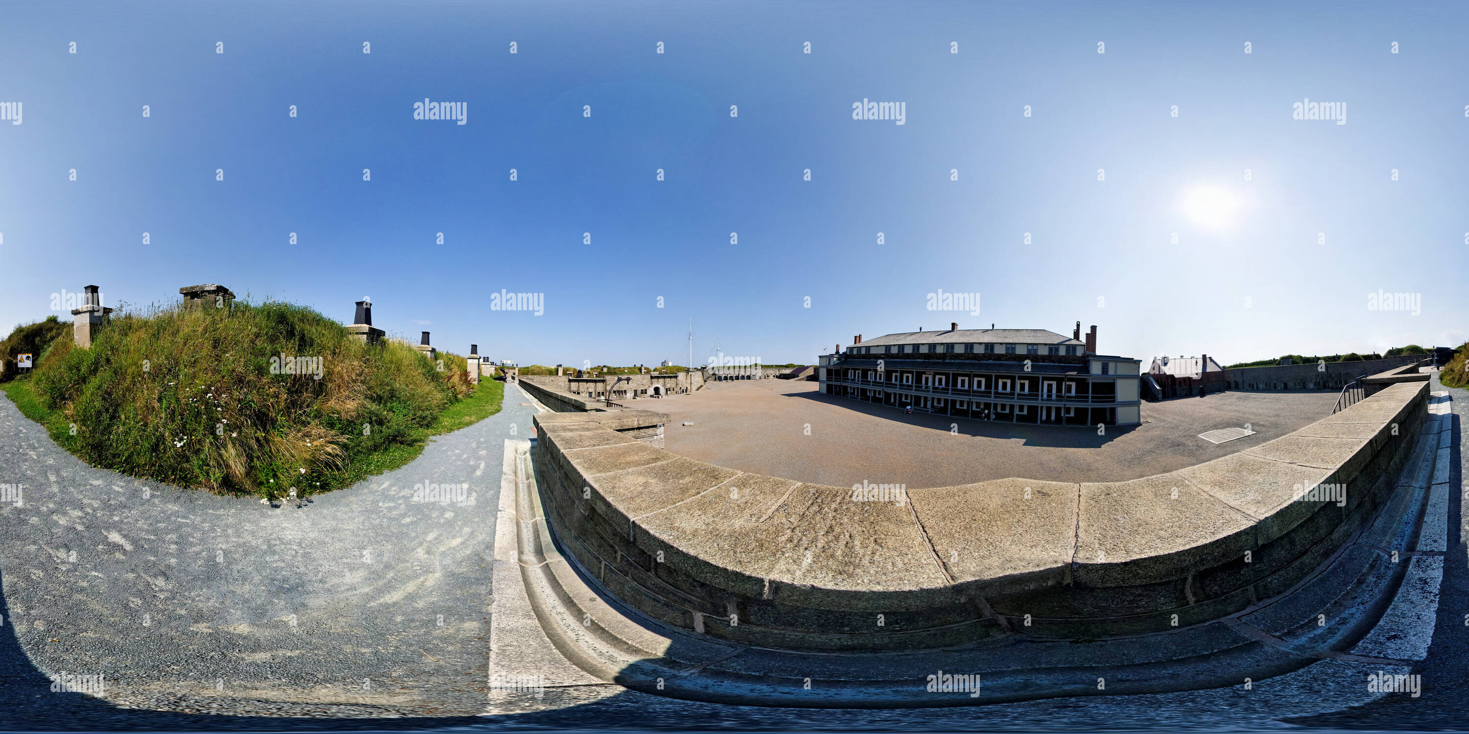 360 Grad Panorama Ansicht von Fort George, Citadel Hill, Halifax, NS