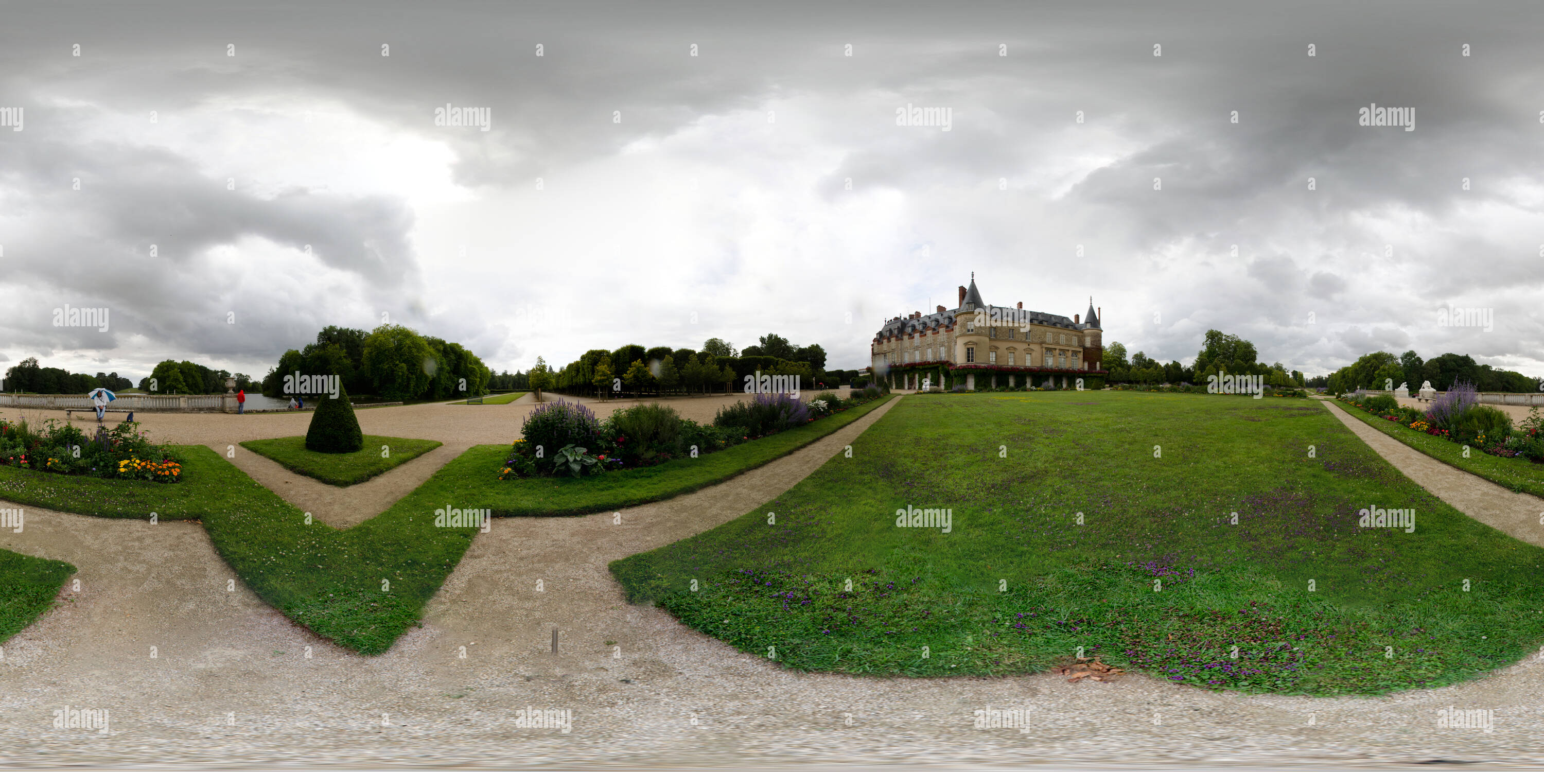 360 °Ansicht auf Chateau de Rambouillet Alamy