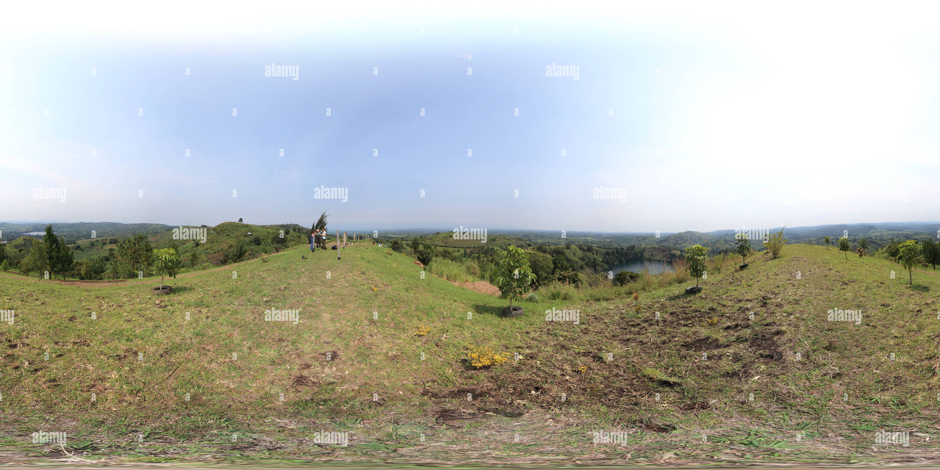 360 Grad Panorama Ansicht von Oben auf der ganzen Welt anzeigen