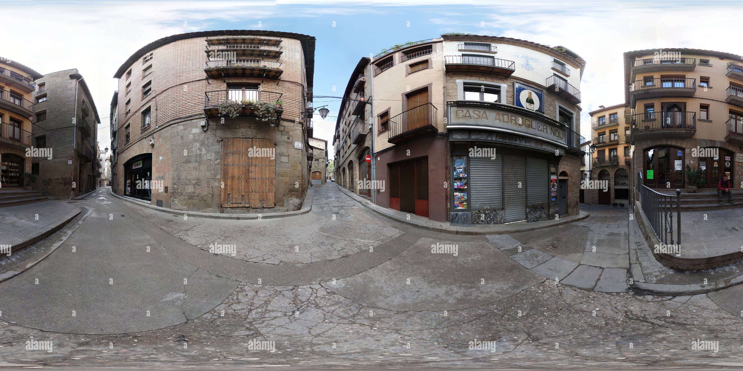 360 Grad Panorama Ansicht von Carrer San Cristofol