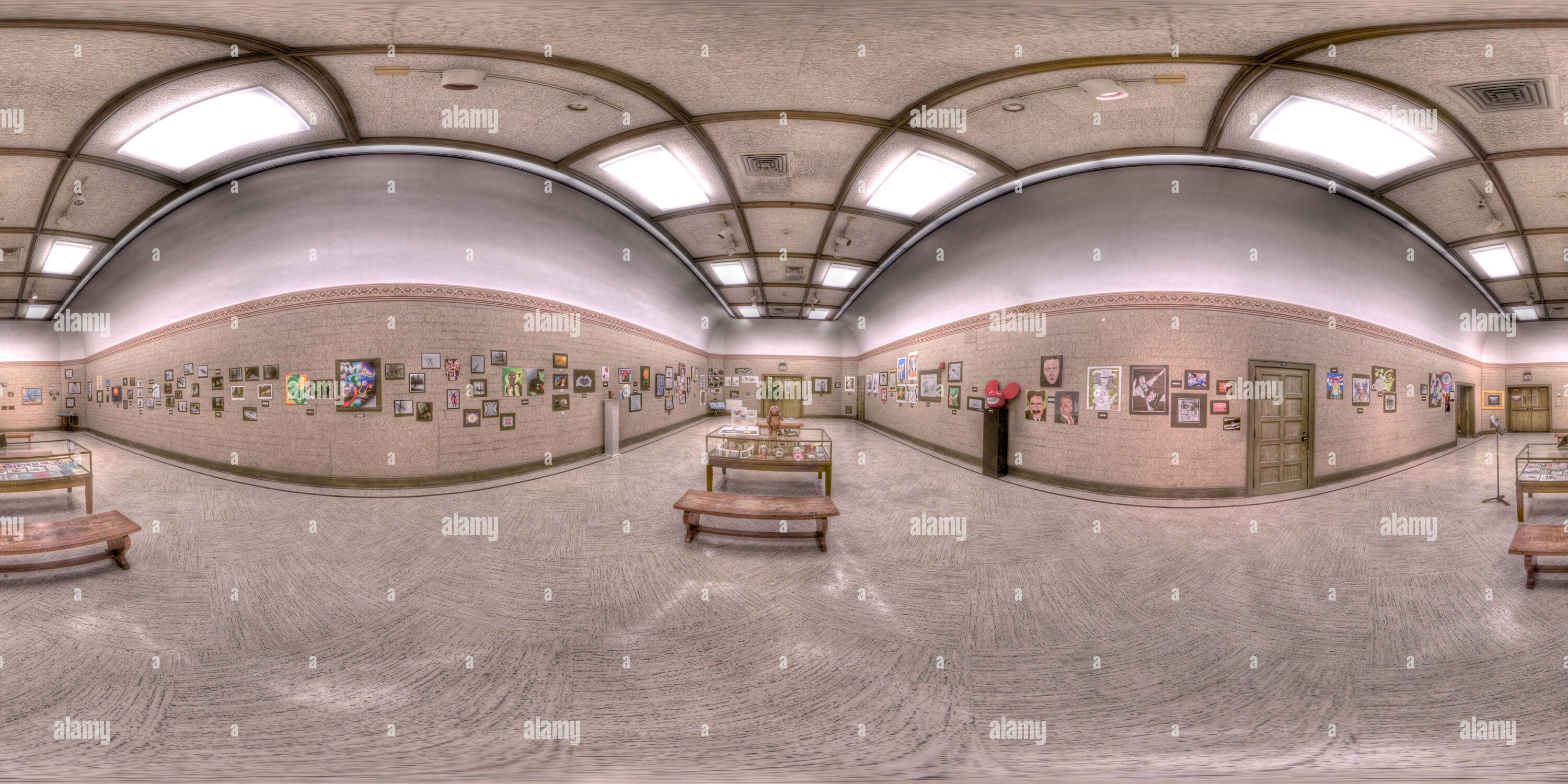 360 Grad Panorama Ansicht von Topeka-High - Schule - Art-Gallery