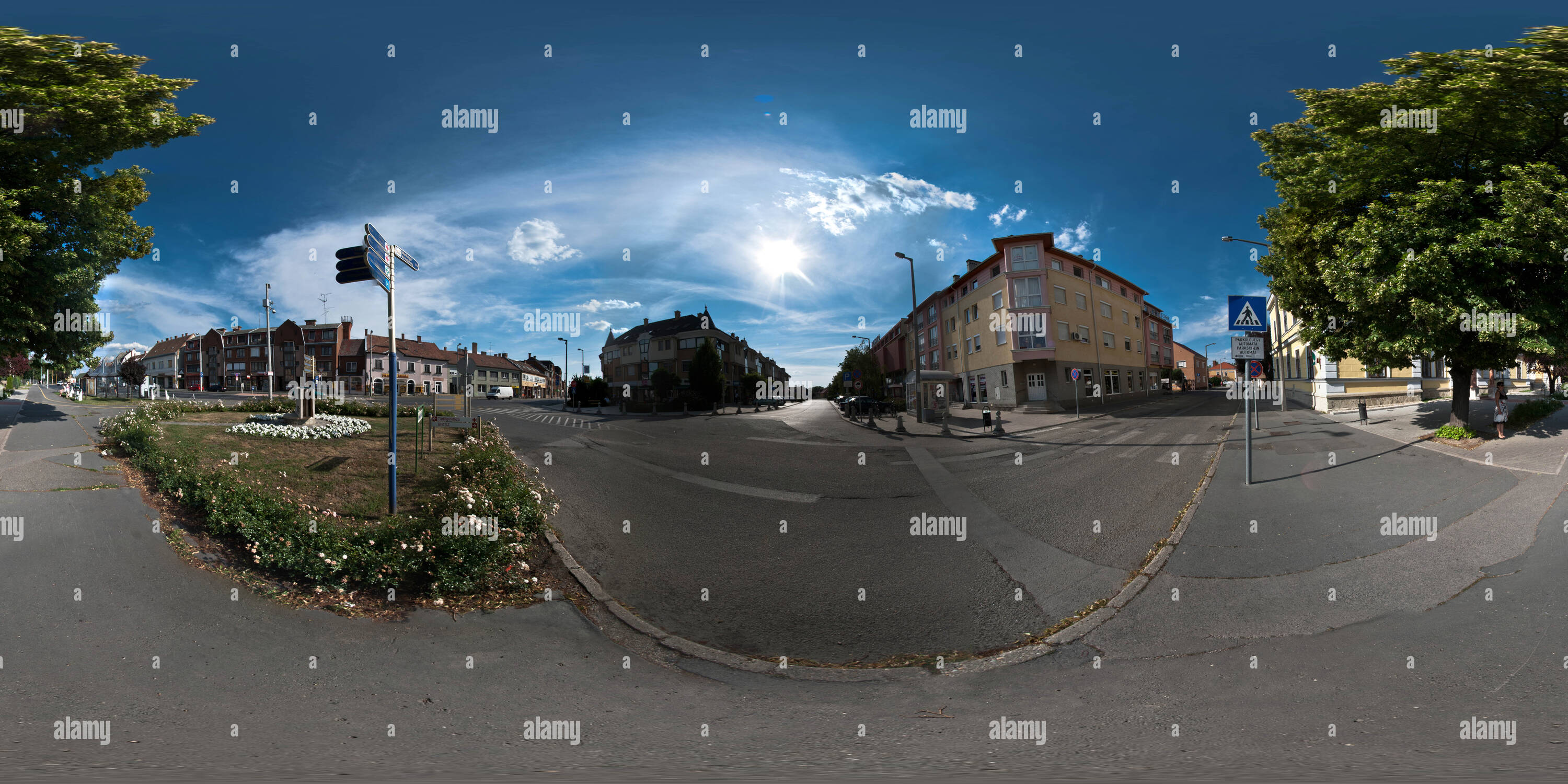 360 Grad Panorama Ansicht von Kapuvar