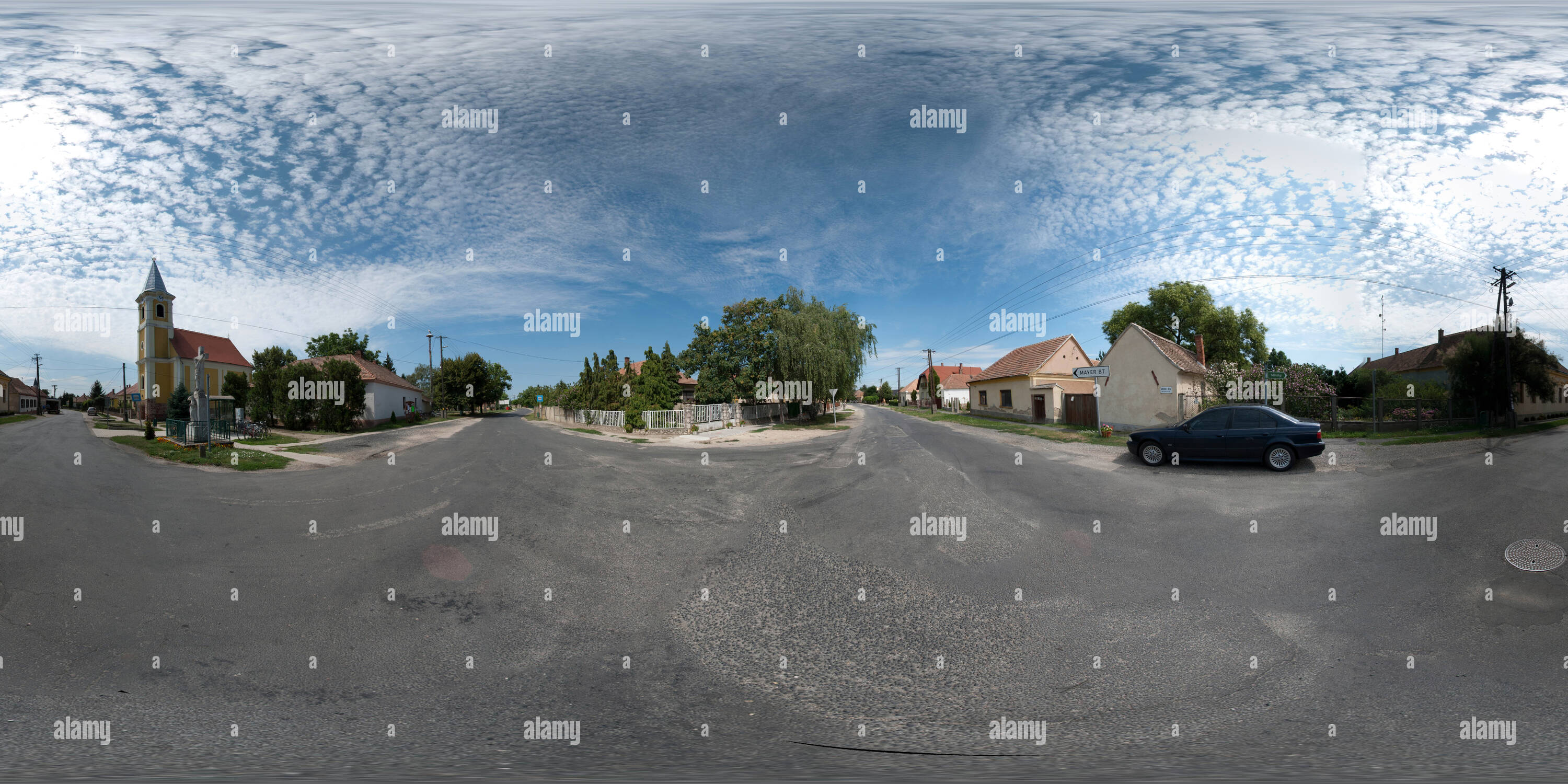 360 Grad Panorama Ansicht von Kisfalud