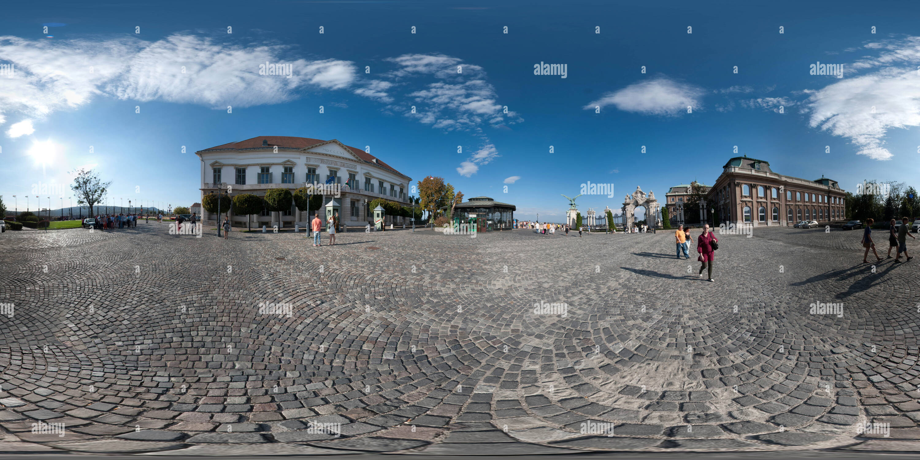 360 Grad Panorama Ansicht von Budaer Burg