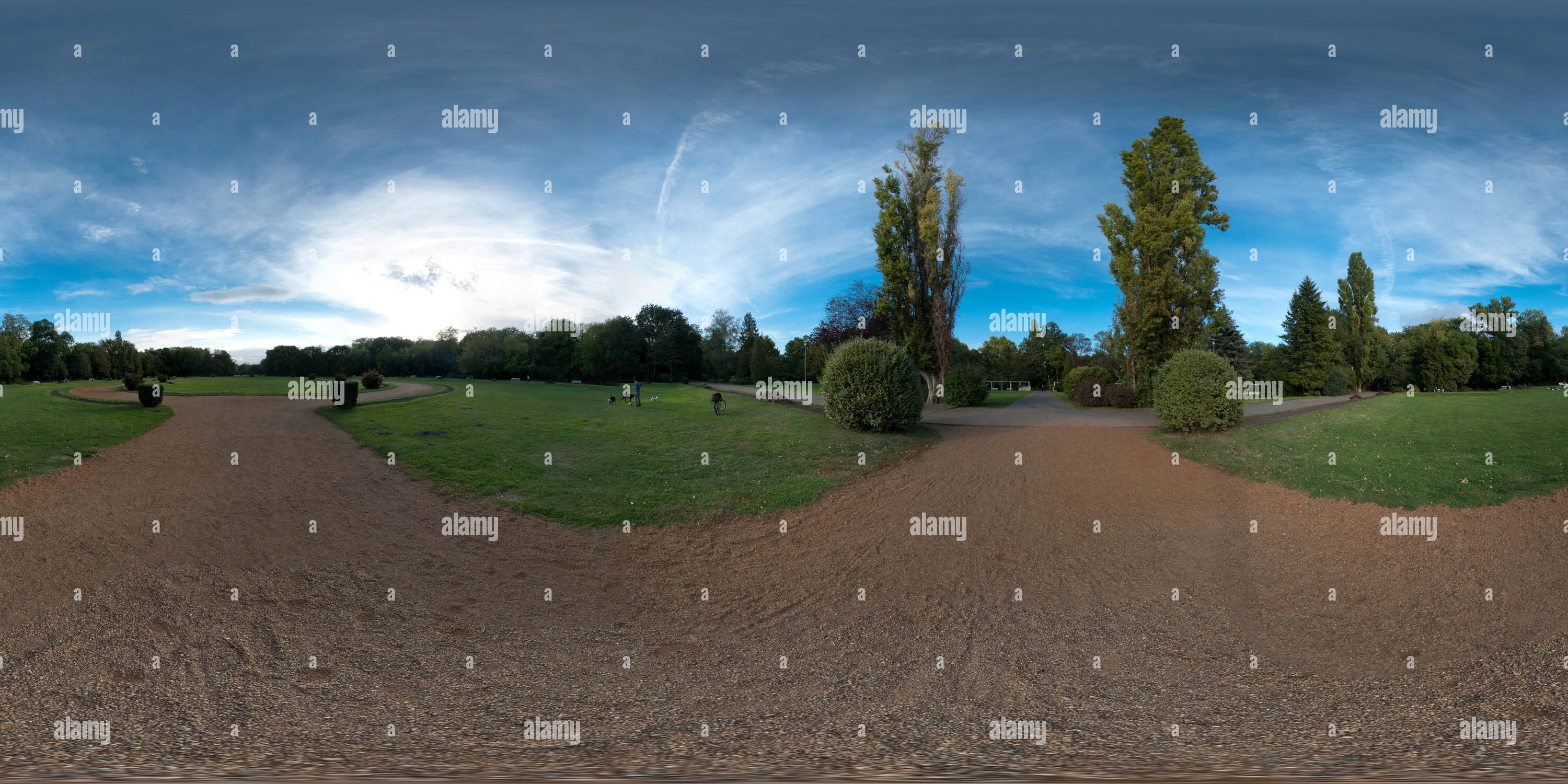 360 Grad Panorama Ansicht von Budapester Margareteninsel