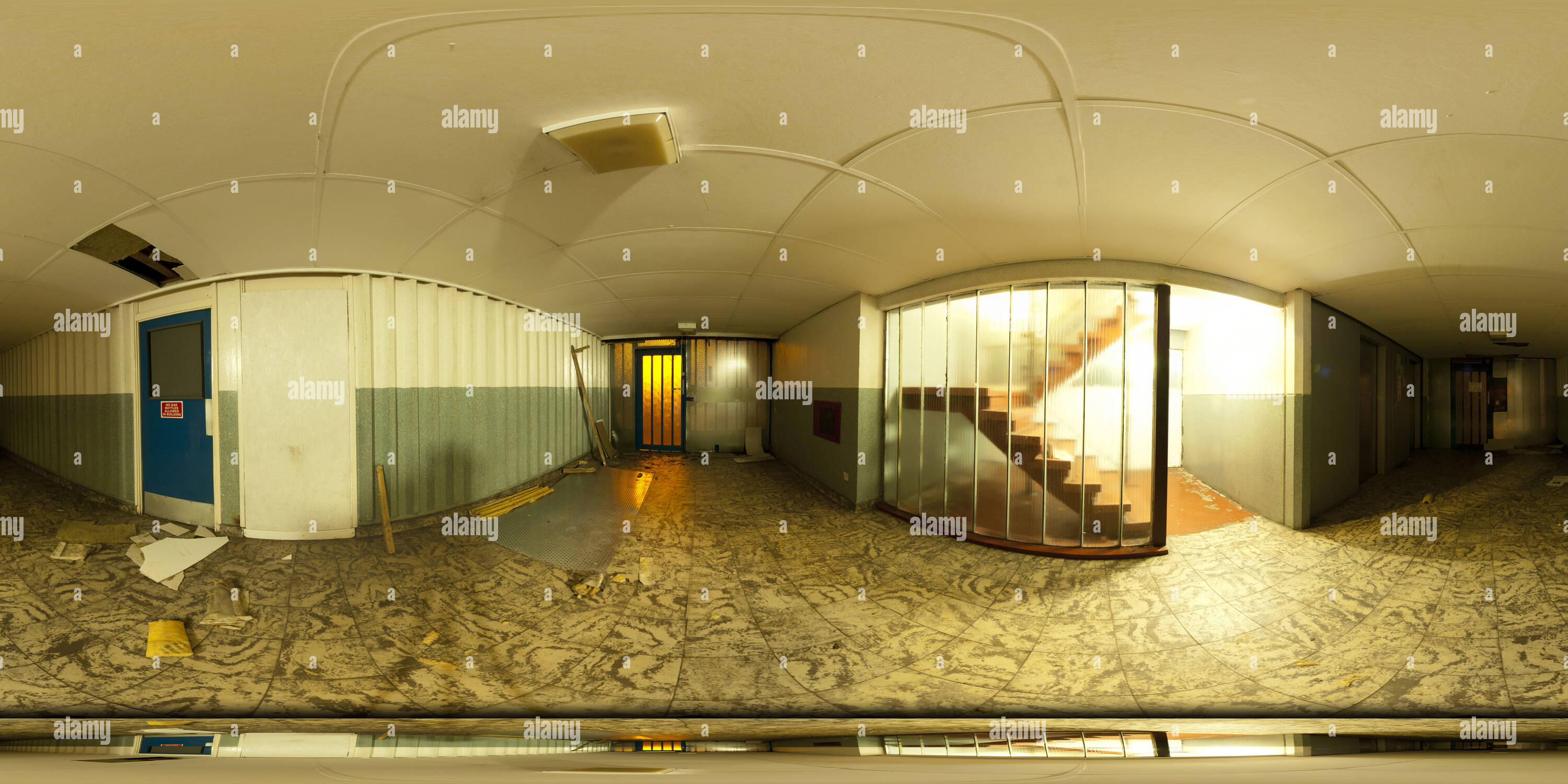 360 Grad Panorama Ansicht von Hahnemann Hof Foyer - Southwick, Sunderland