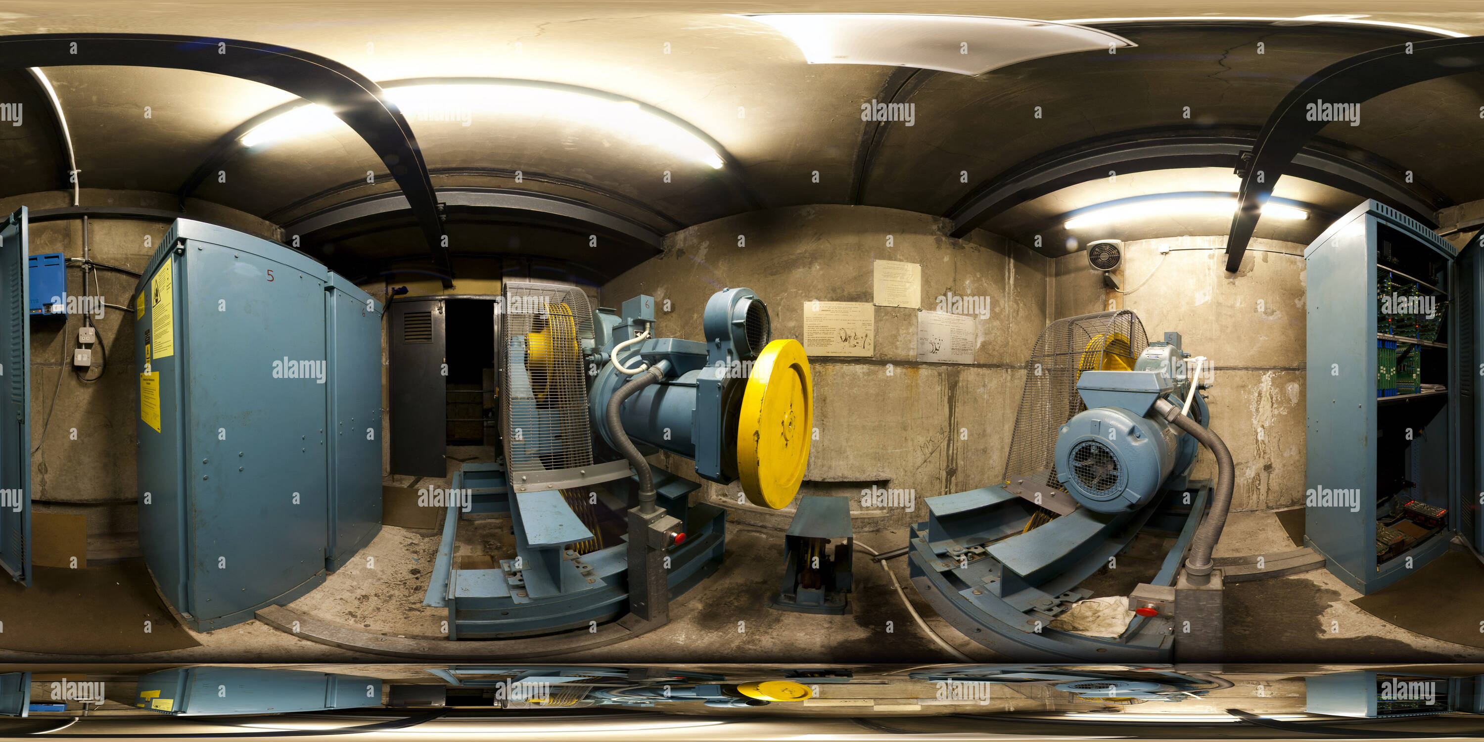 360 Grad Panorama Ansicht von Hubmotor Zimmer - Hahnemann, Southwick, Sunderland