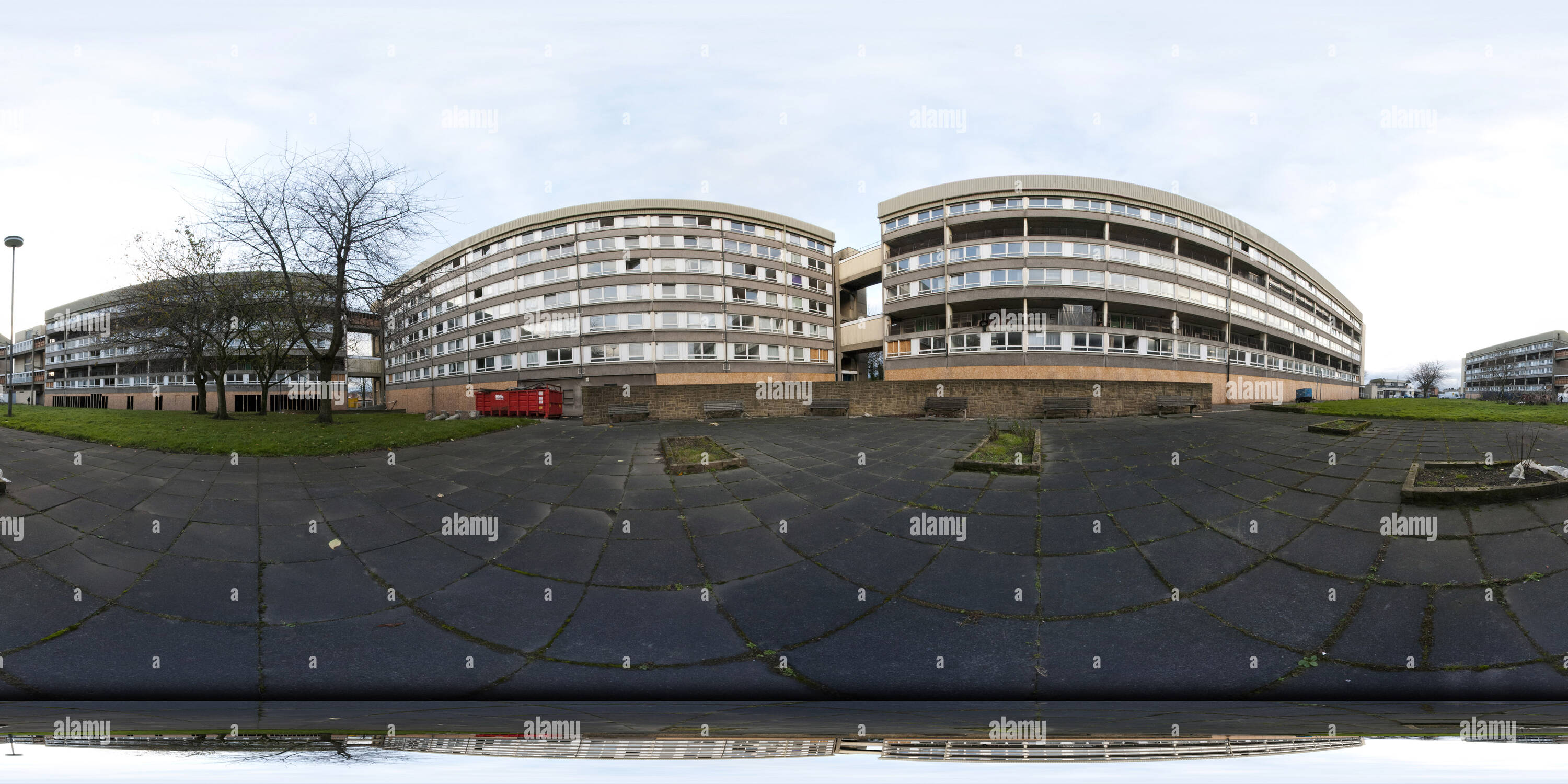 360 Grad Panorama Ansicht von Hof Sitzecke - Hahnemann, Southwick, Sunderland