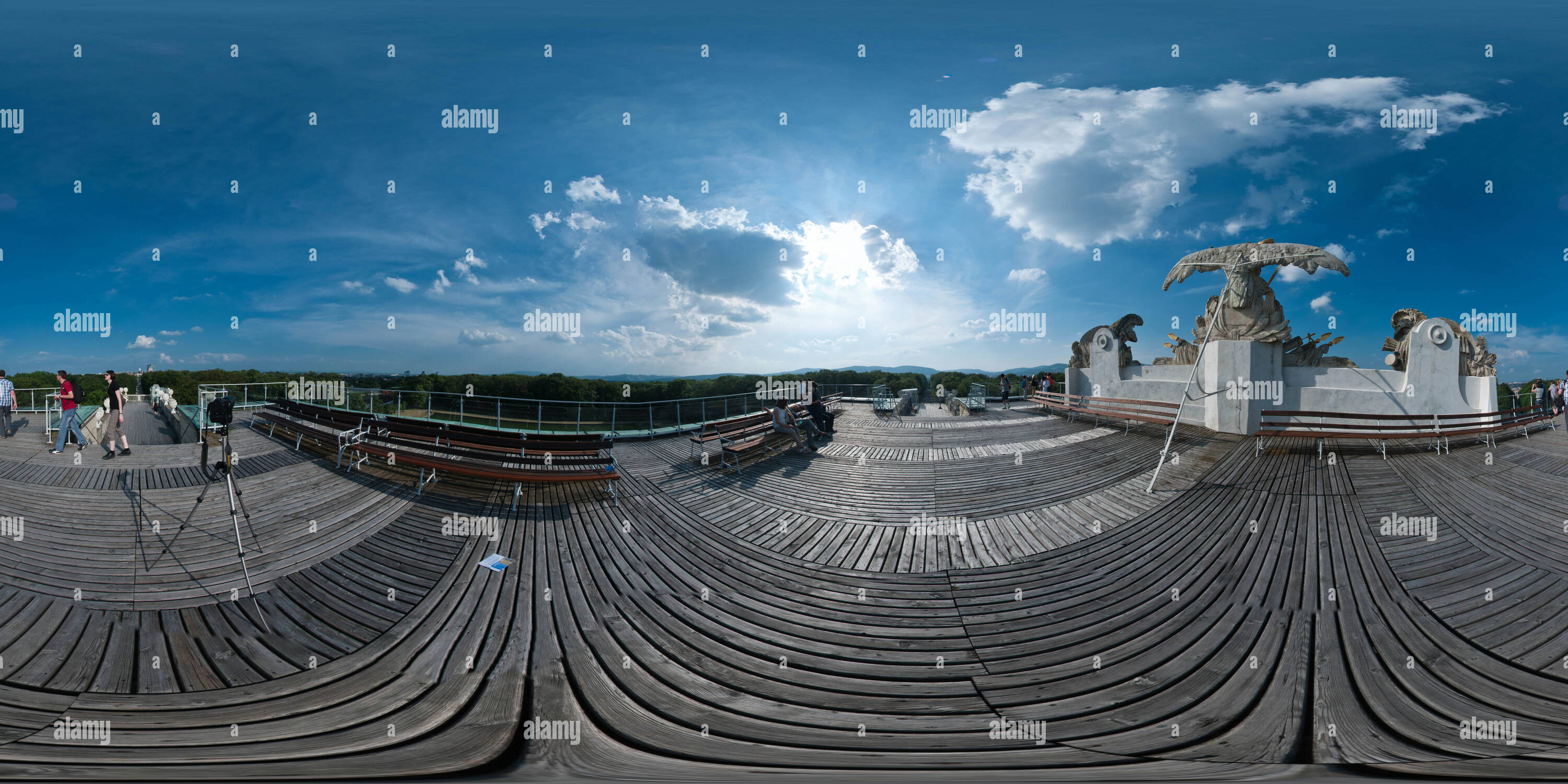 360 Grad Panorama Ansicht von Glorieta Schönbrunn