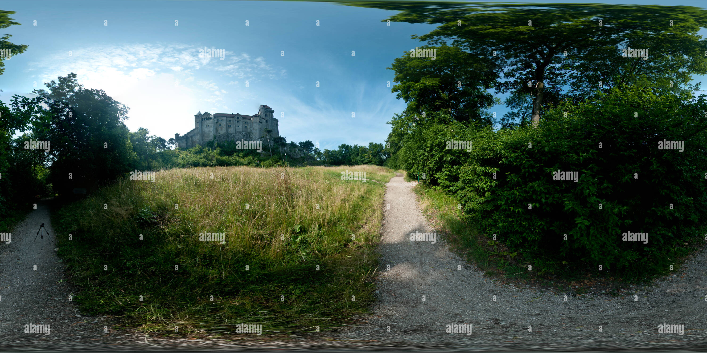 360 Grad Panorama Ansicht von Burg Liechtenstein