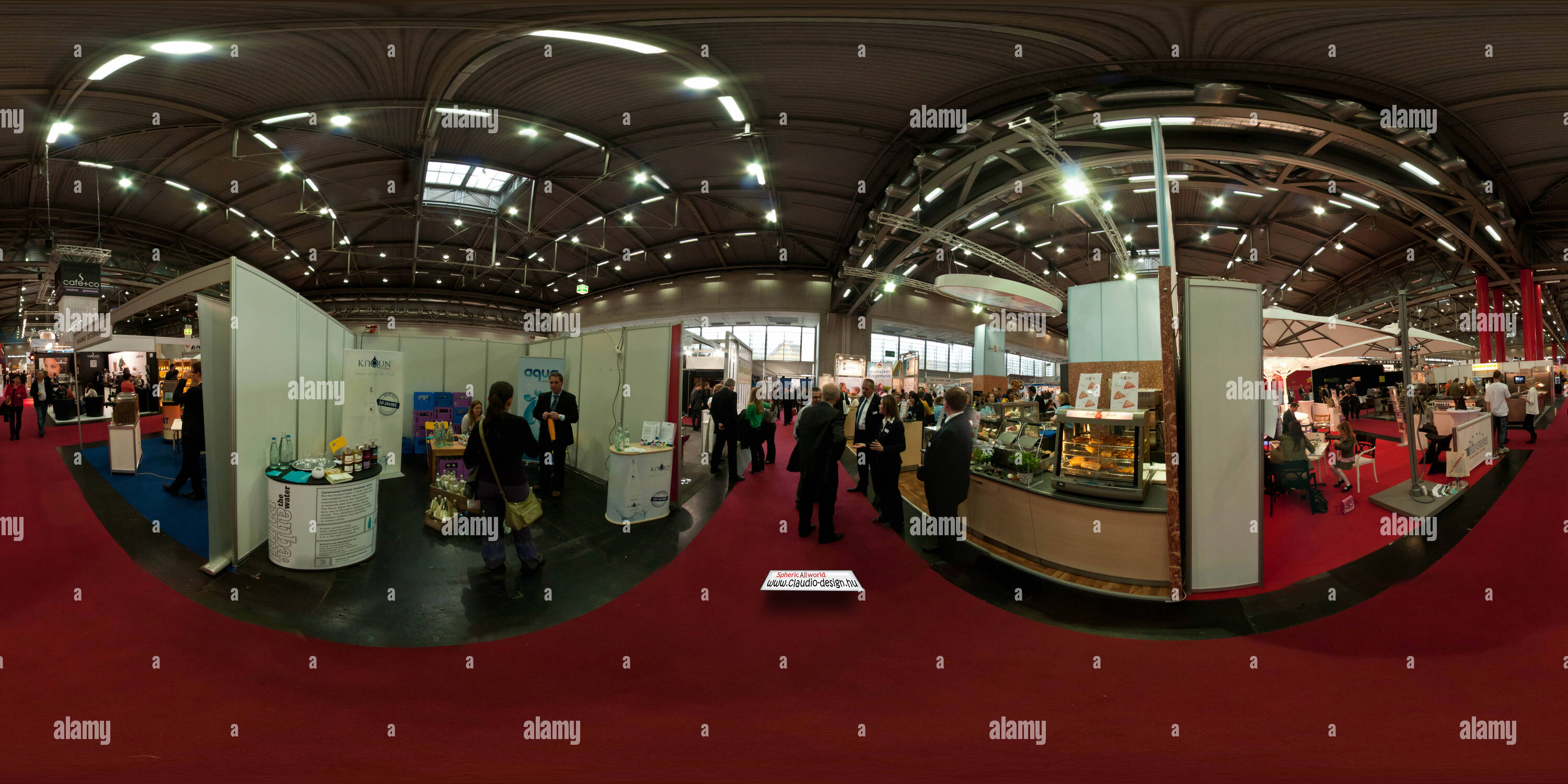 360 Grad Panorama Ansicht von Gastro Ausstellung