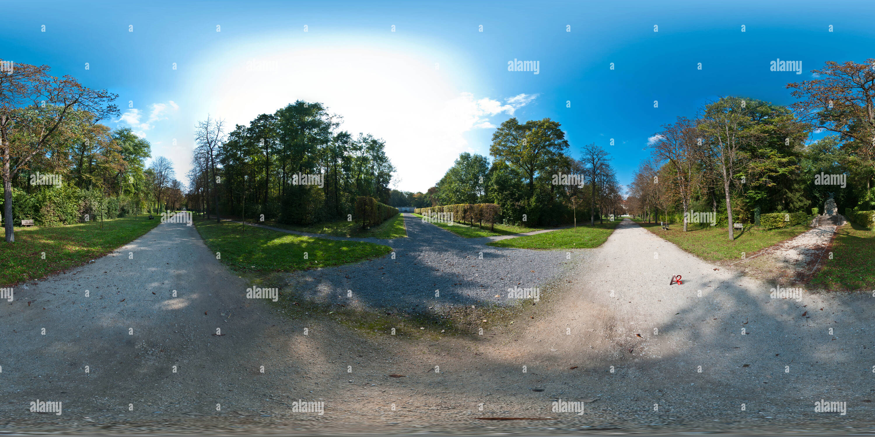 360 Grad Panorama Ansicht von Krieg Heros Denkmal