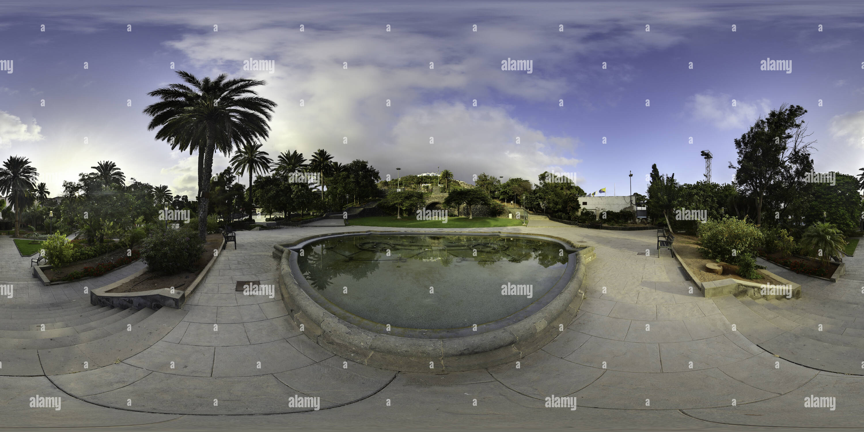 360 Grad Panorama Ansicht von Doramas Park #1