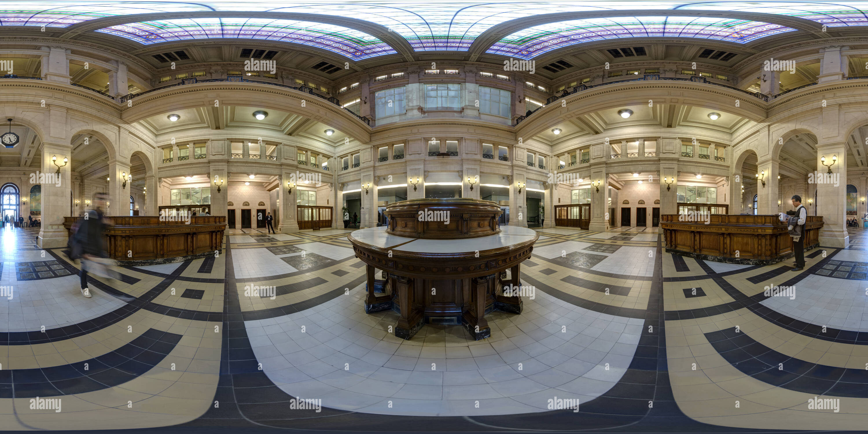 360 Grad Panorama Ansicht von Centro Cultural Néstor Kirchner - Halle de entrada