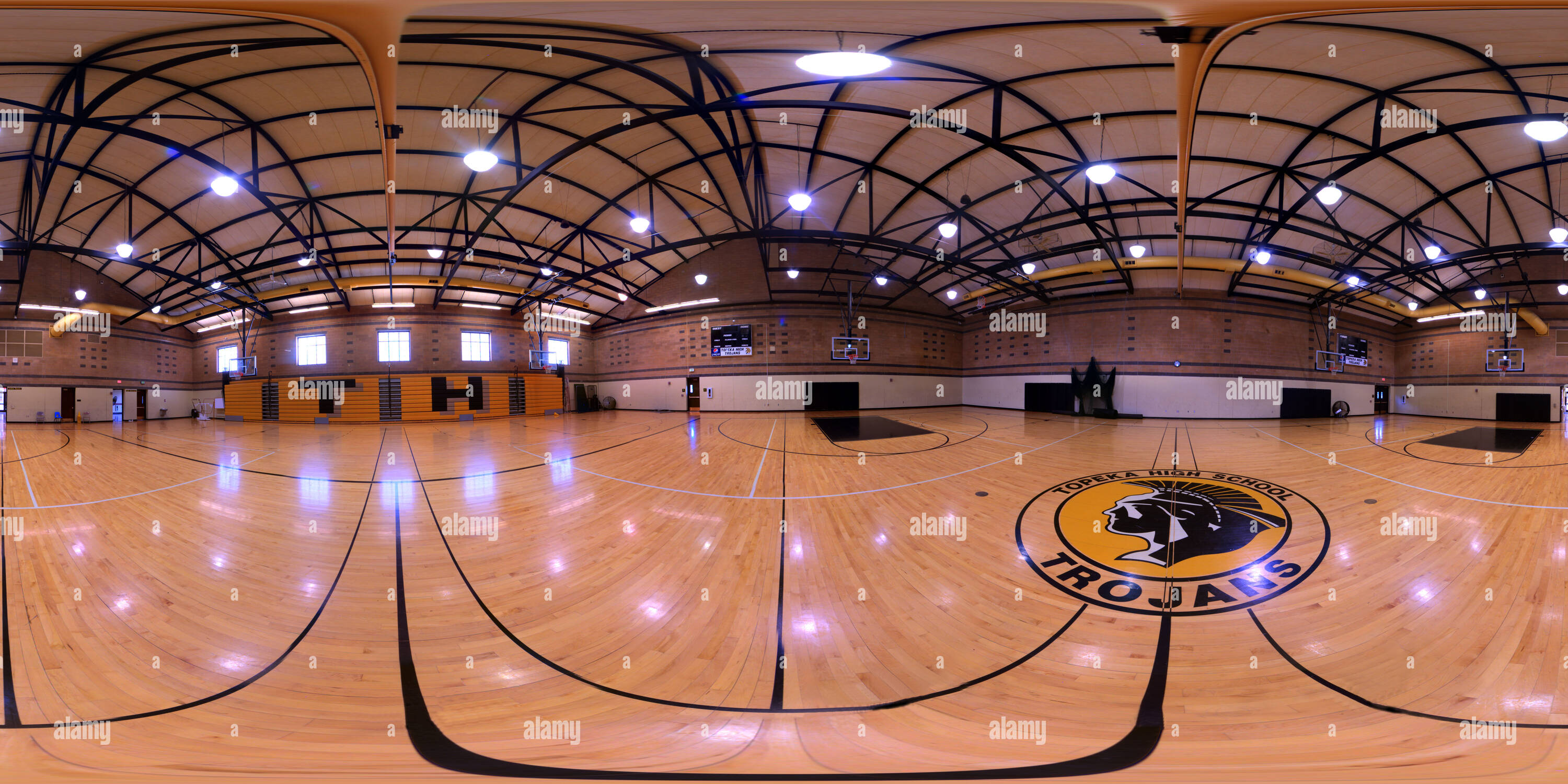 360 Grad Panorama Ansicht von - Topeka-High School-New-Gym