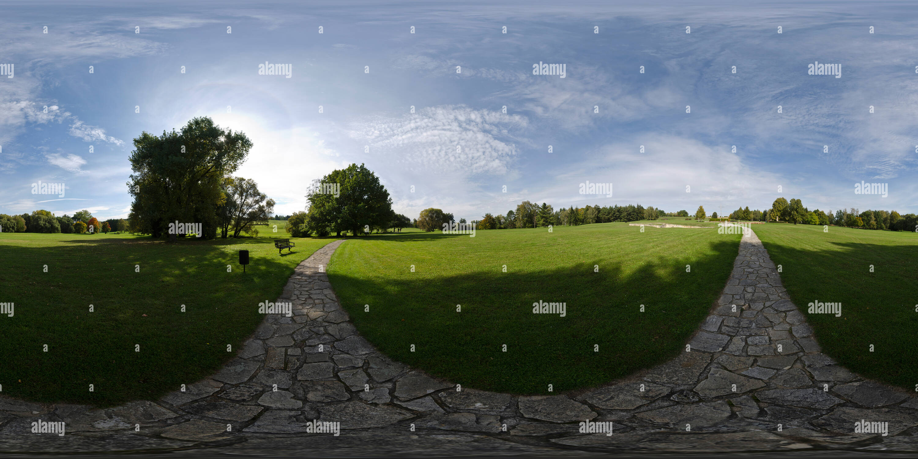 360 Grad Panorama Ansicht von Gedenkstätte Lidice