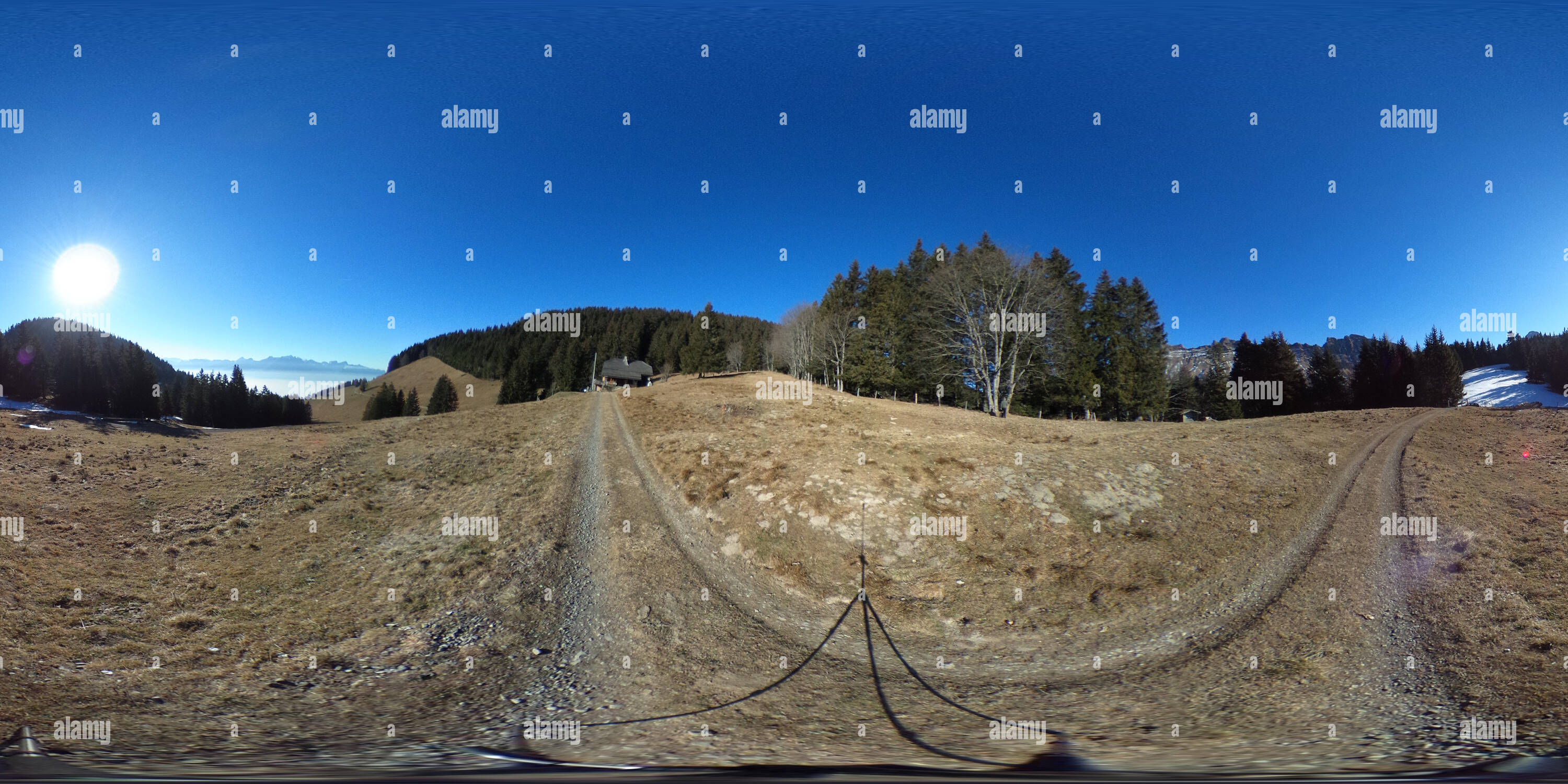 360 Grad Panorama Ansicht von La Planiaz