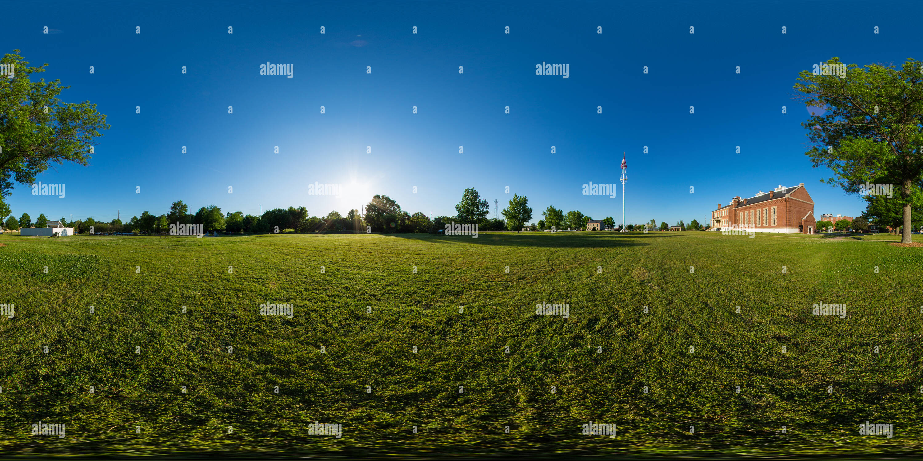 360 Grad Panorama Ansicht von Fort Smith National Historic Site