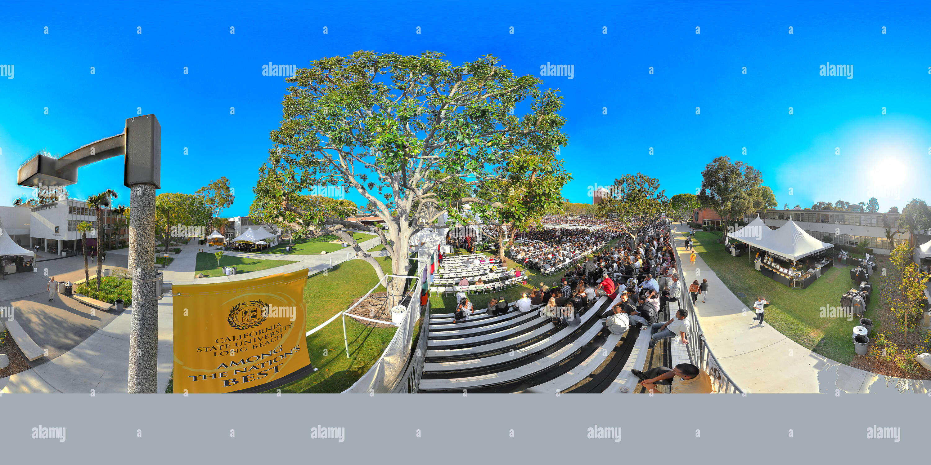 360 Grad Panorama Ansicht von Cal State Long Beach 2011 Staffelung - 2