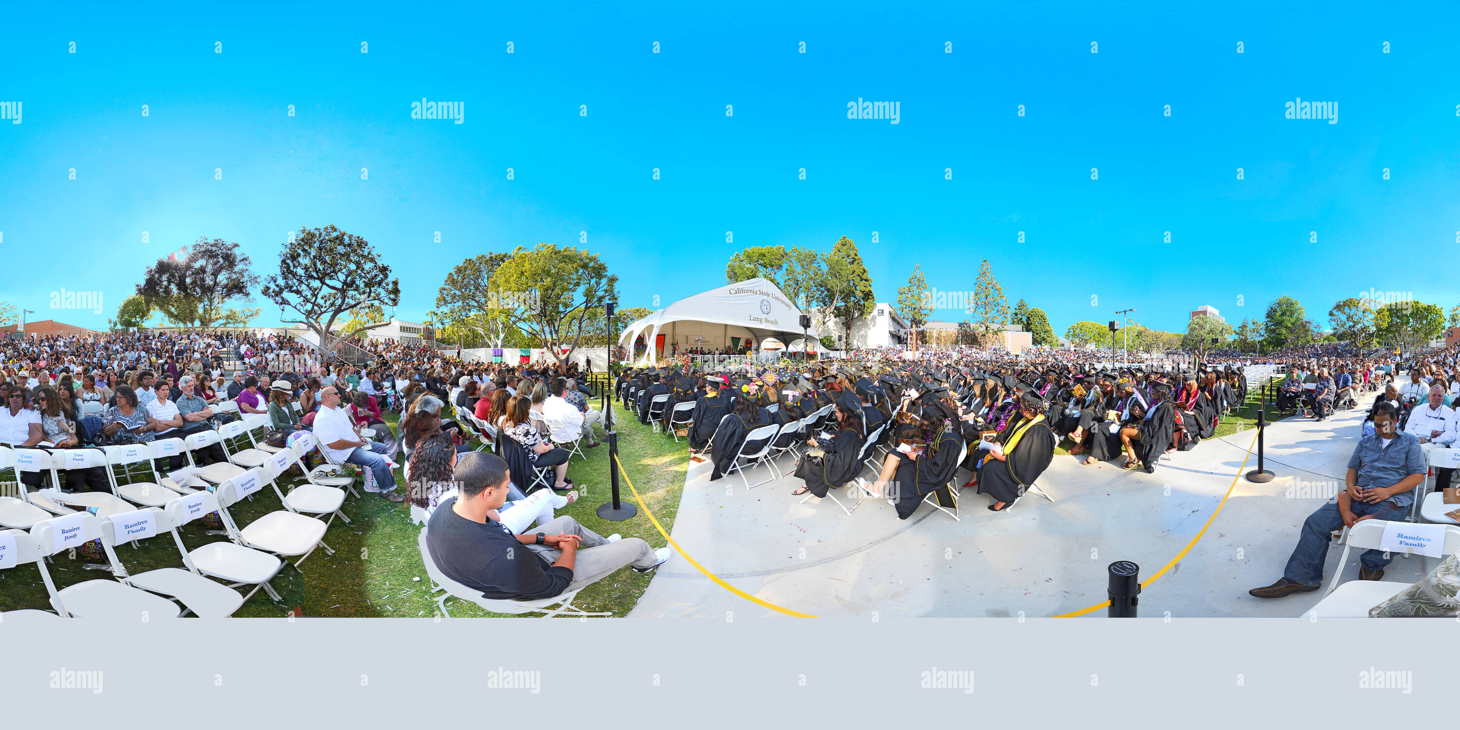 360 Grad Panorama Ansicht von Cal State Long Beach 2011 Staffelung - 1.