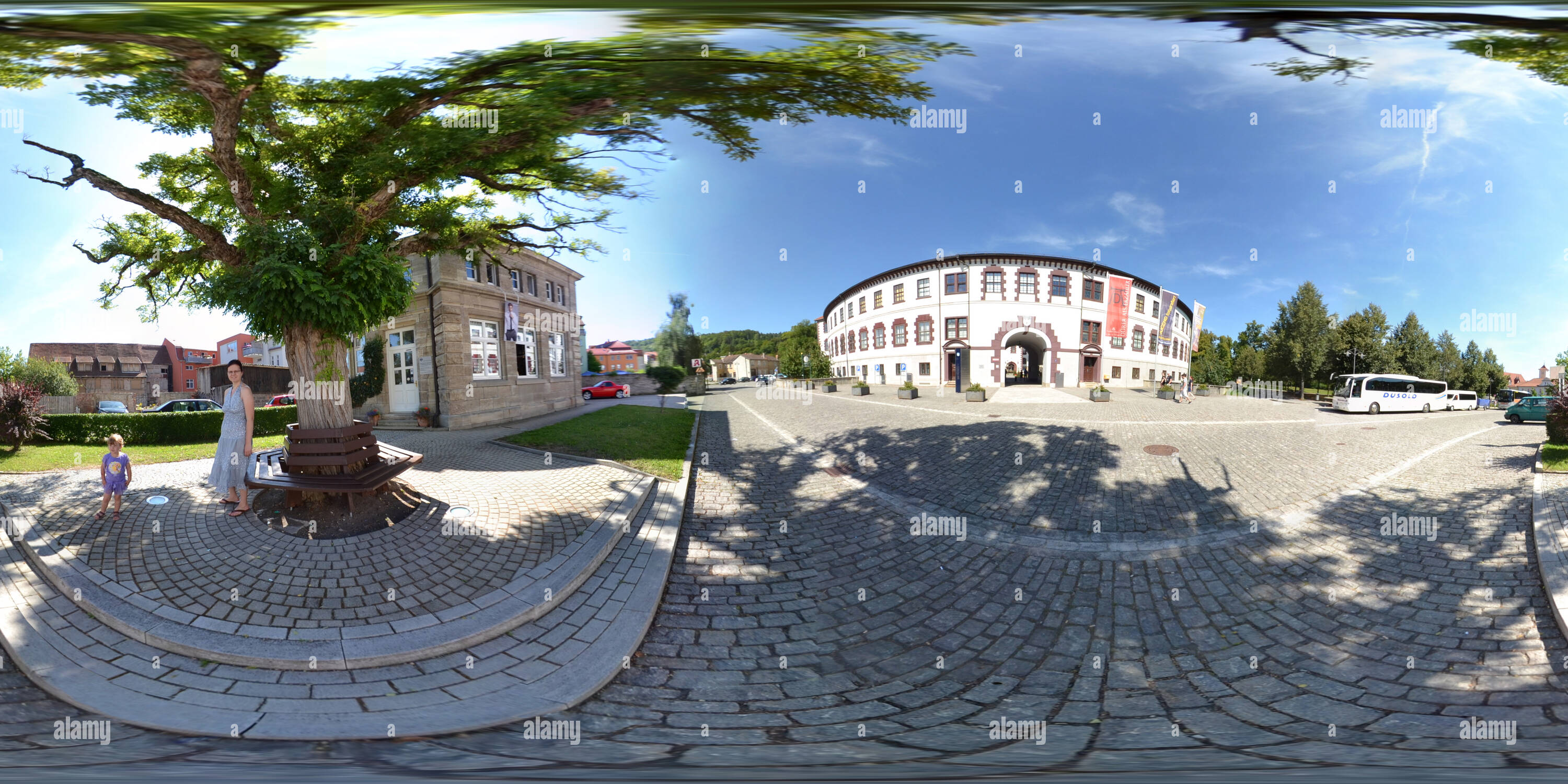 360 Grad Panorama Ansicht von Schloss Elisabethenburg in Meiningen