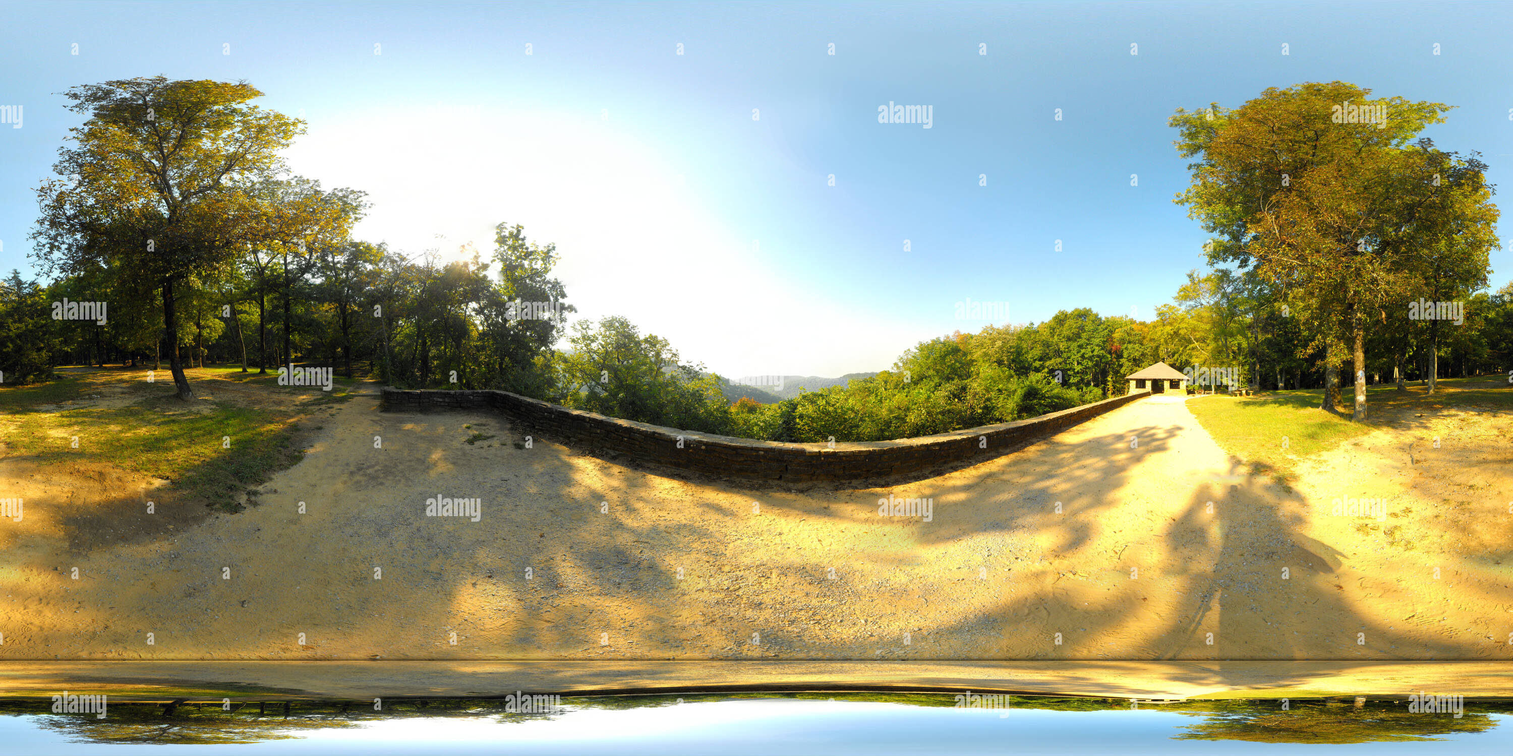 360 Grad Panorama Ansicht von Aussichtspunkt - Monte Sano State Park