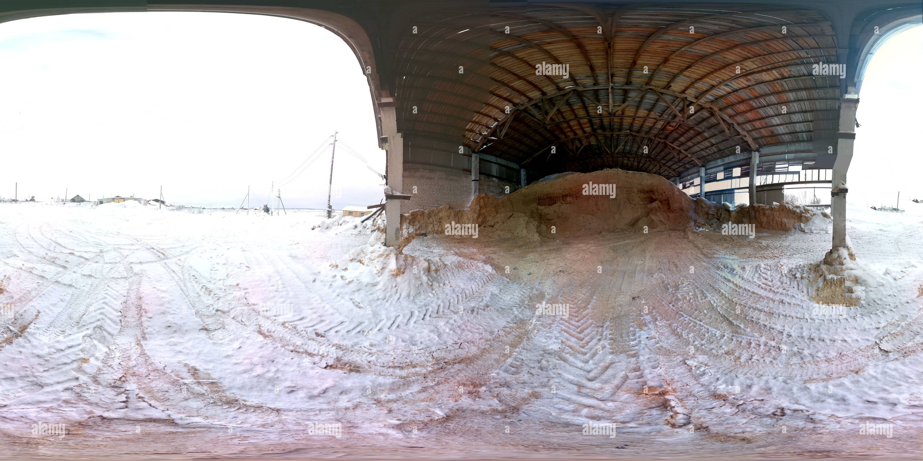 360 Grad Panorama Ansicht von Sklad dlja opila (Kiknur)