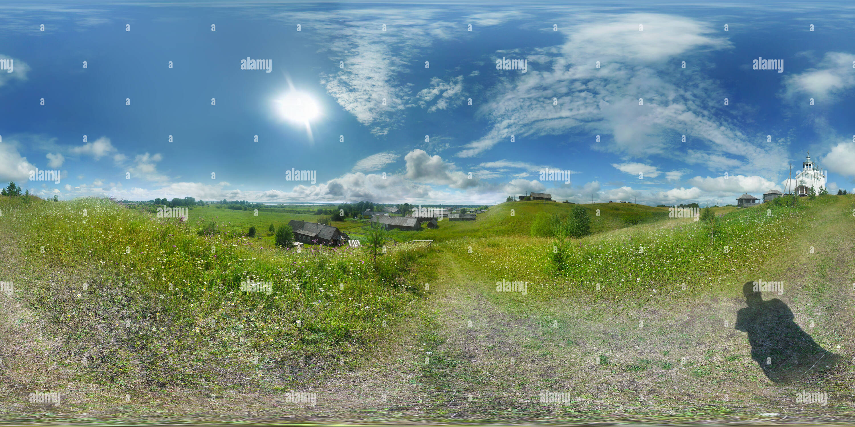 360 Grad Panorama Ansicht von Die neuen churh