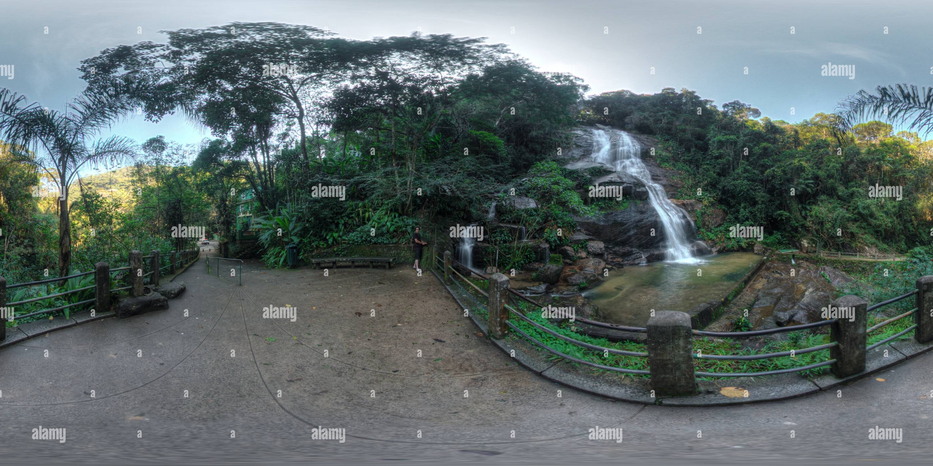 360 Grad Panorama Ansicht von Rio de Janeiro, Floresta da Tijuca - Tojek VFX.