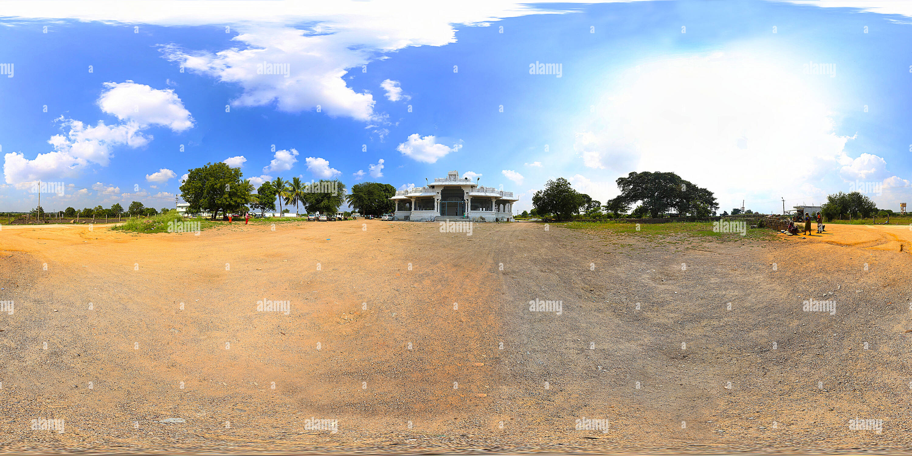 360 Grad Panorama Ansicht von Chamundeshwari-Tempel