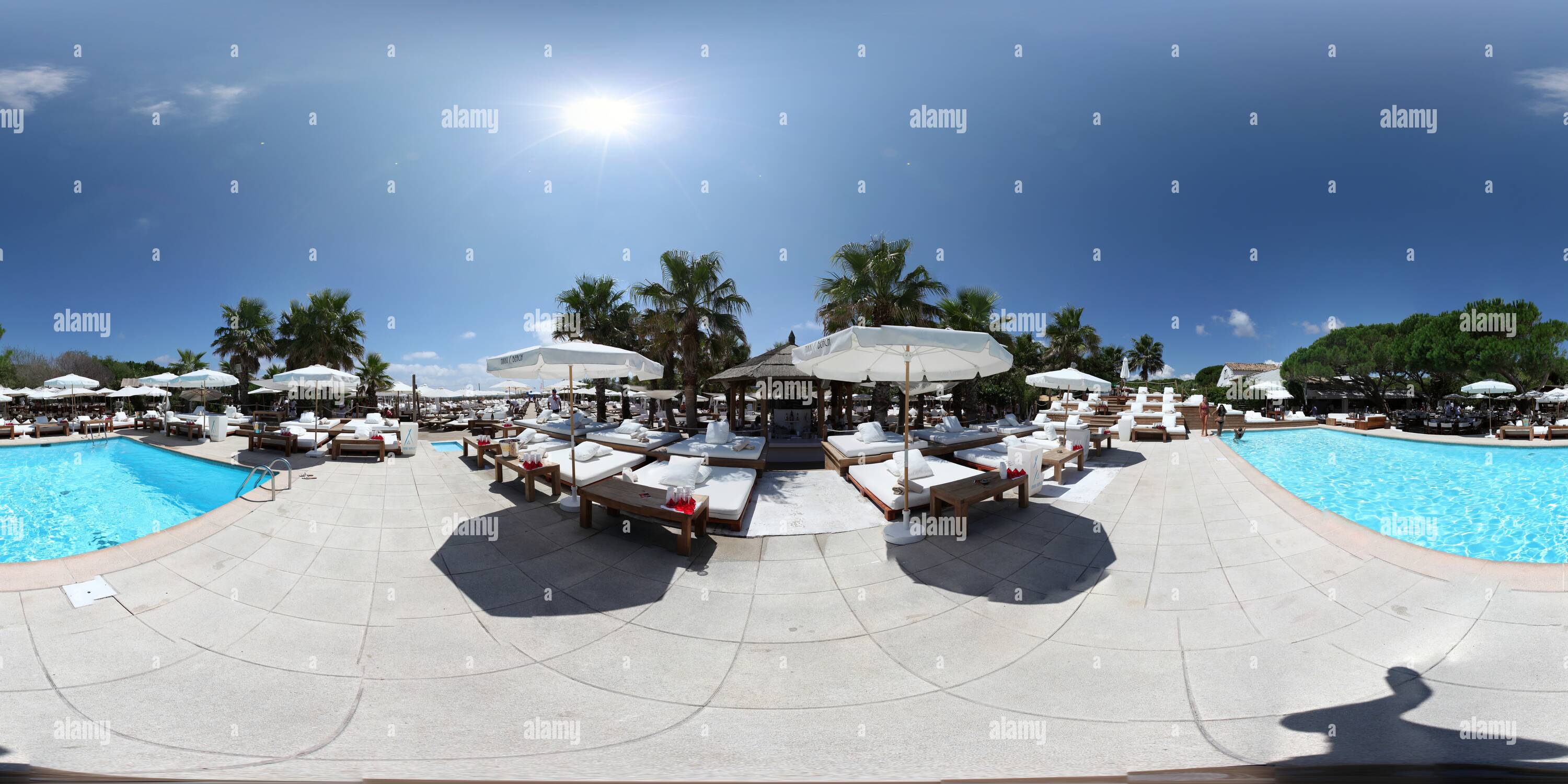 360 Grad Panorama Ansicht von Nikki Beach St Tropez 2011