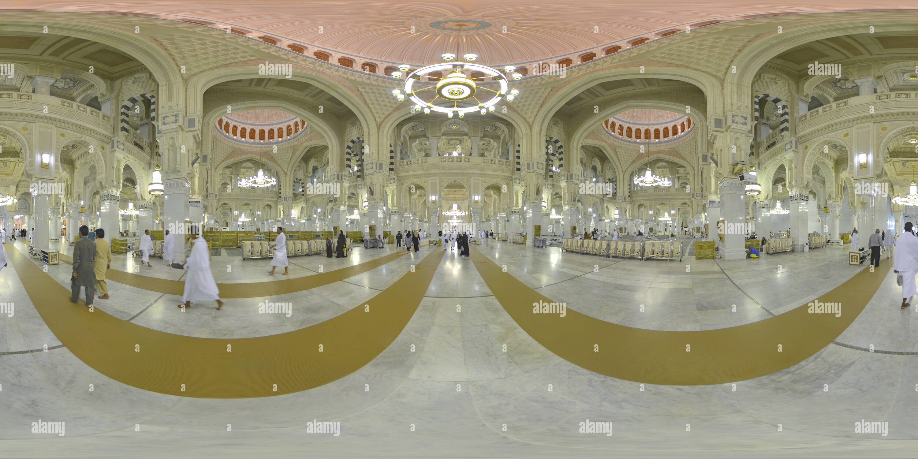 360 ° Ansicht Auf Al Masjid Al Haram Al Haram Moschee Alamy