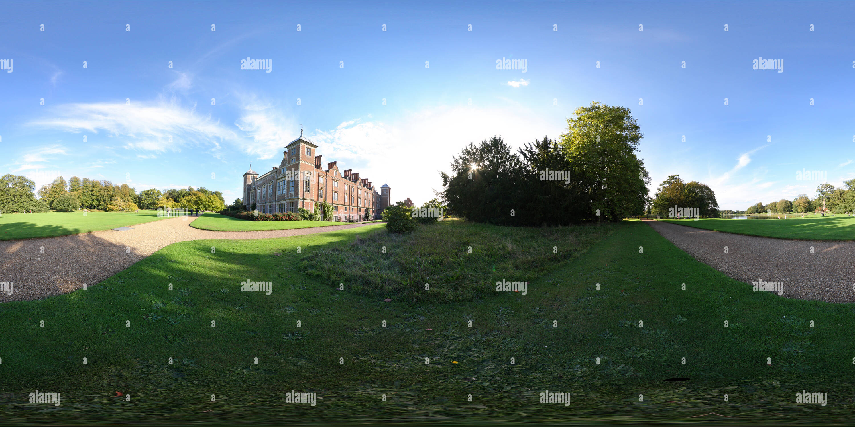 360 Grad Panorama Ansicht von Blickling Hall