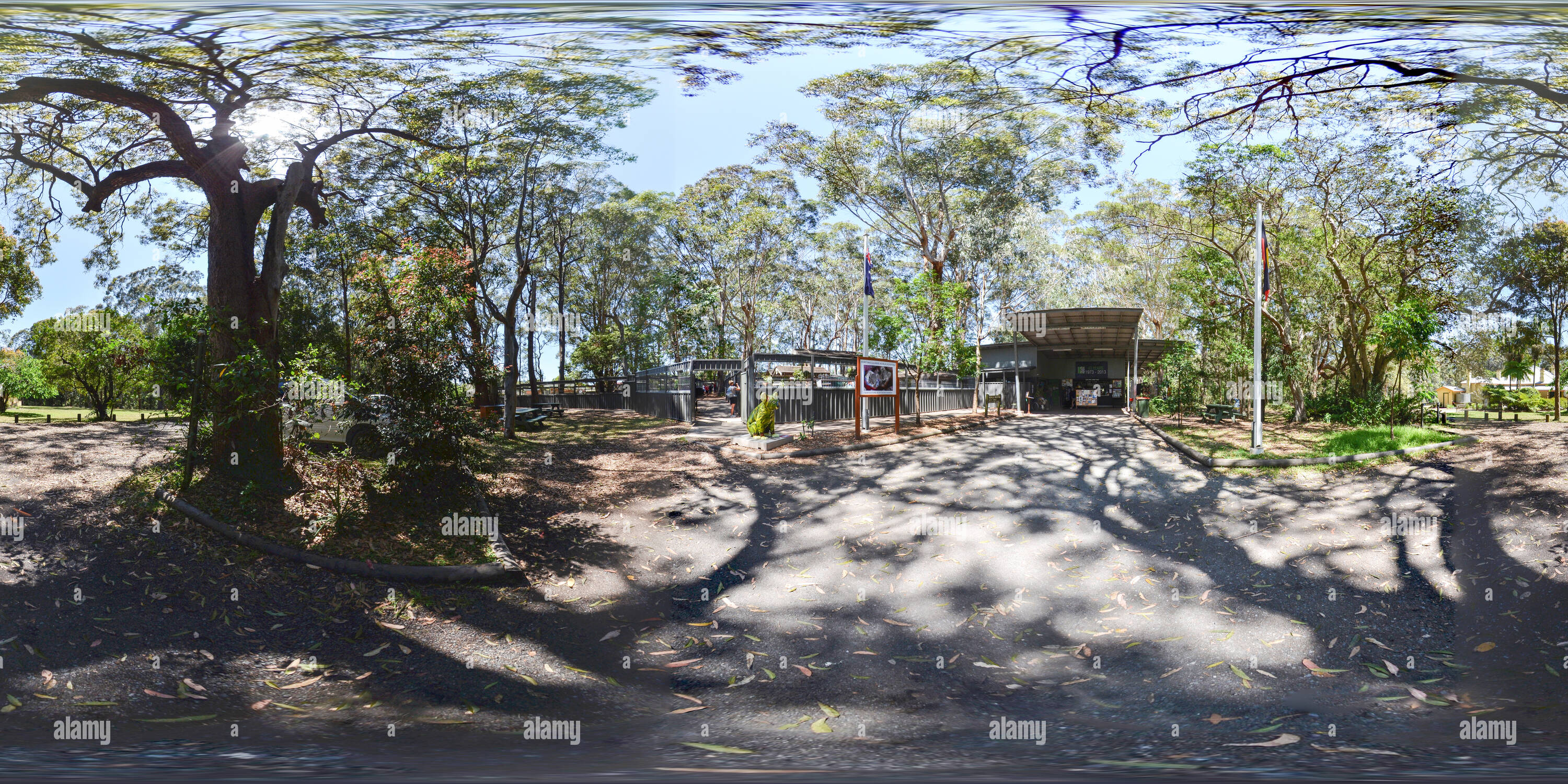 360 Grad Panorama Ansicht von Das Koala Hospital in Port Macquarie