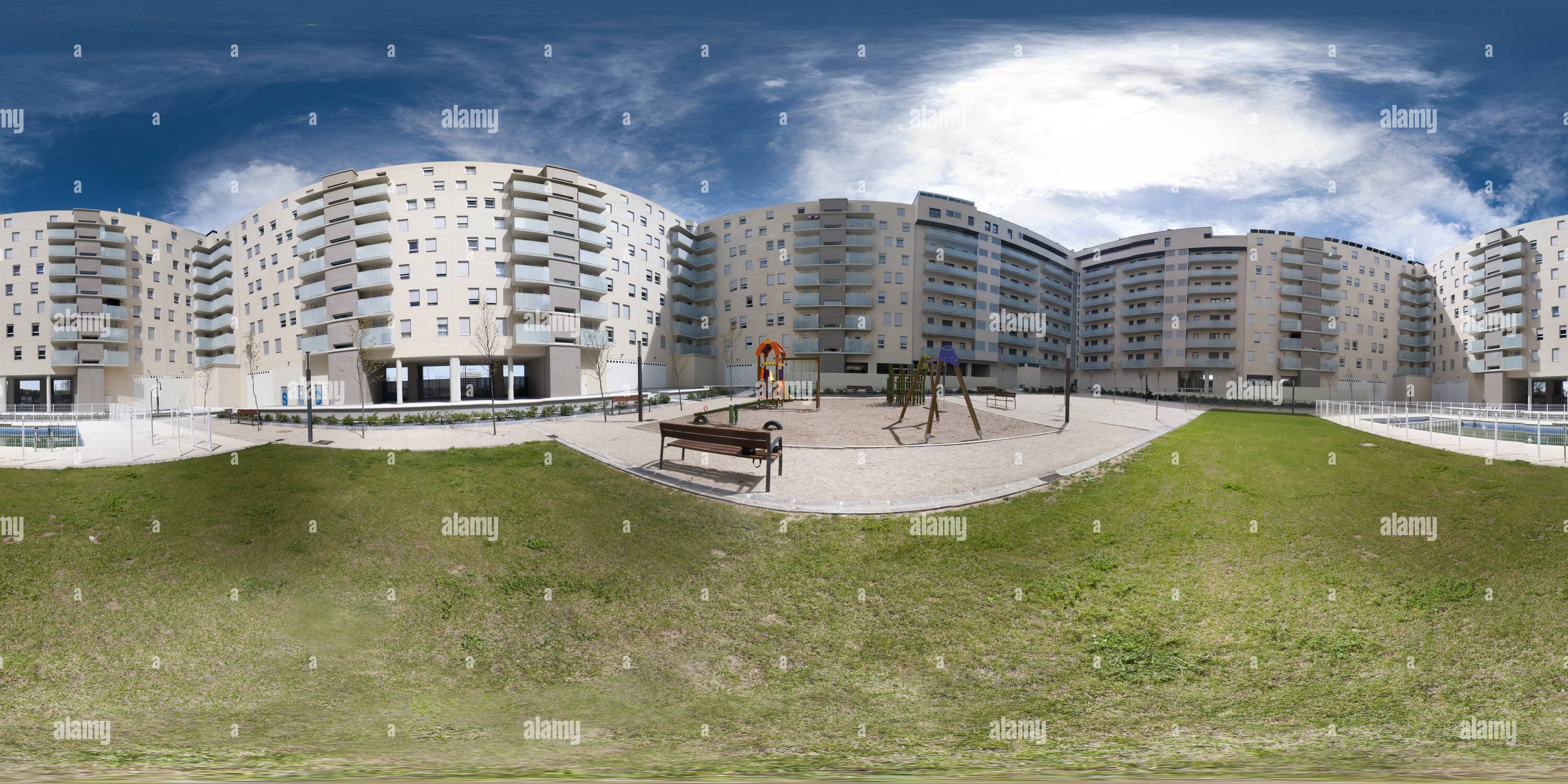 360 Grad Panorama Ansicht von Puerto Venecia