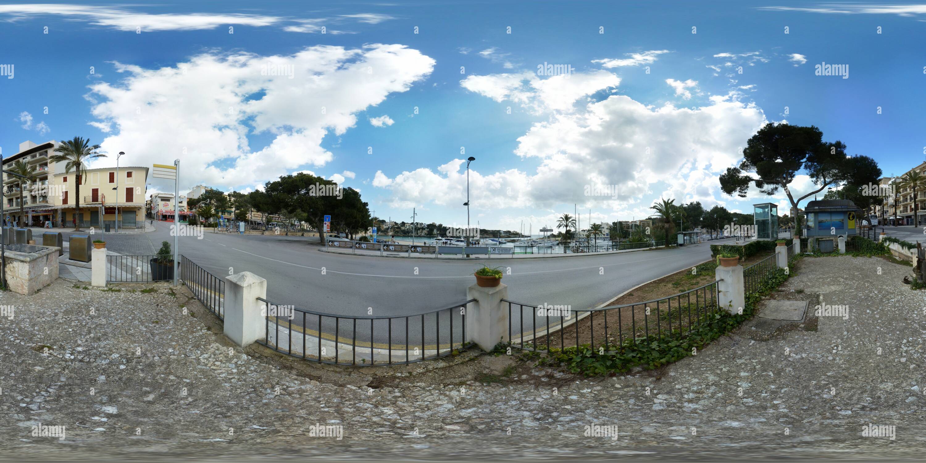 360 Grad Panorama Ansicht von Porto Cristo, Manacor, Mallorca