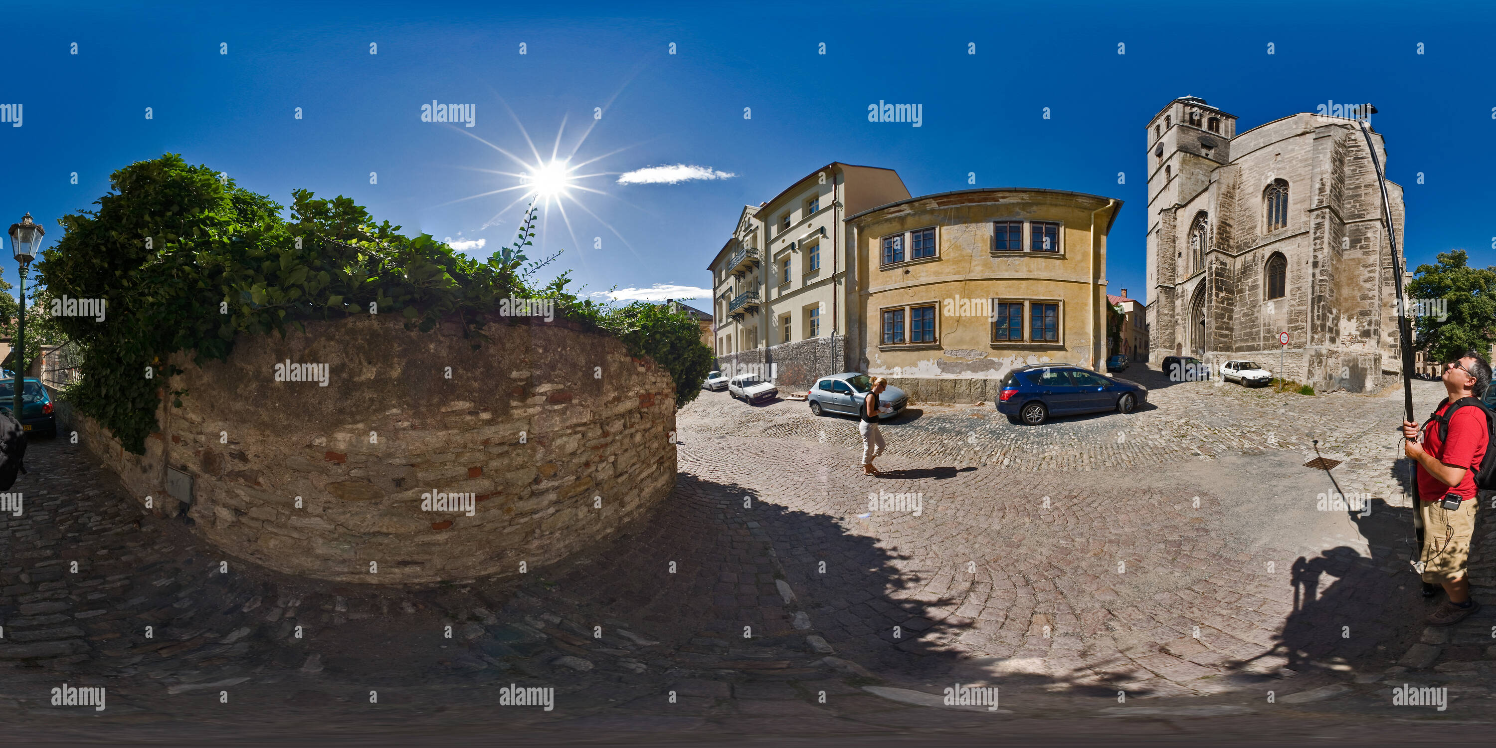 360 Grad Panorama Ansicht von Kutna Hora Jacobs Kirche