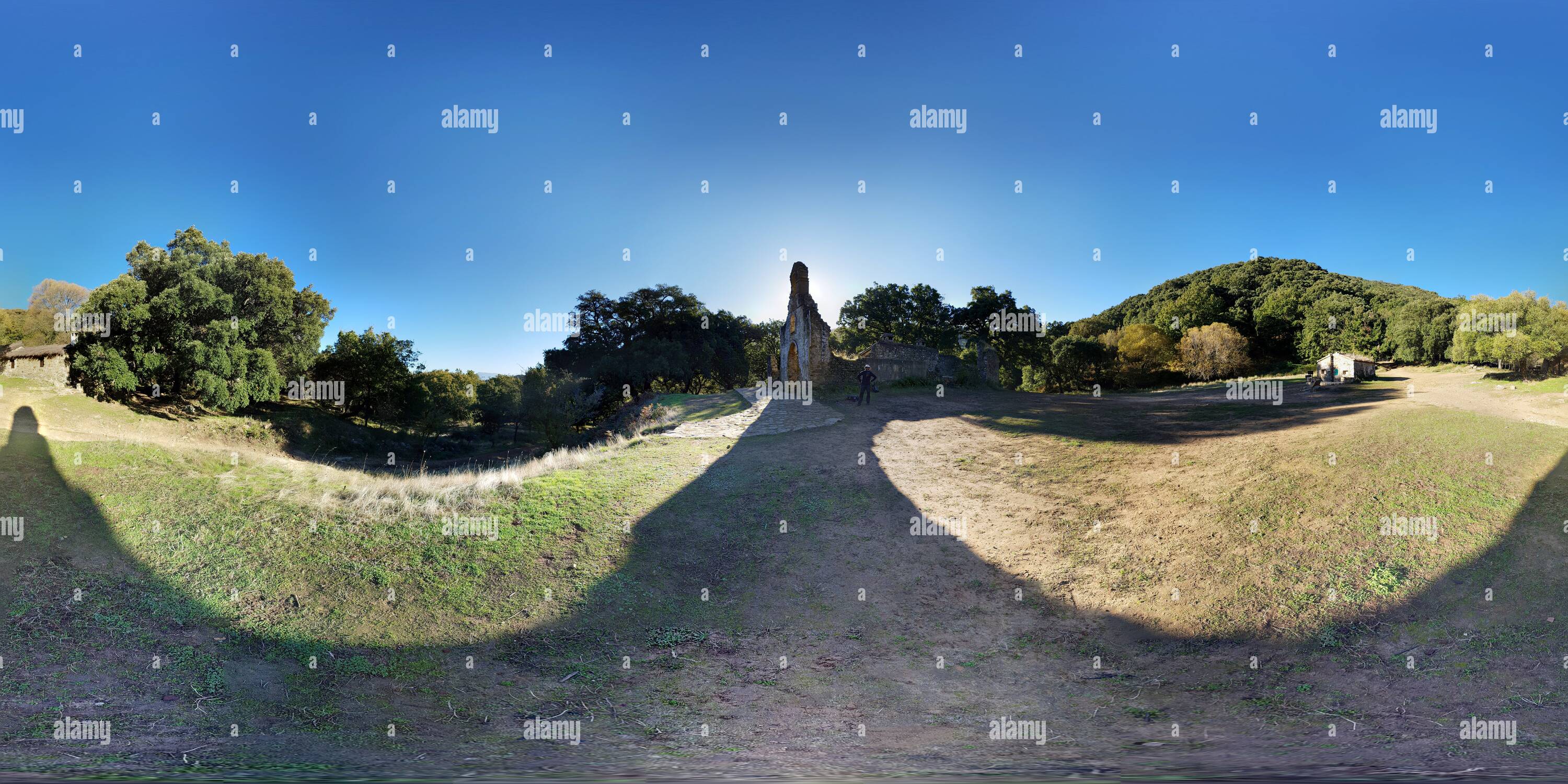 360 Grad Panorama Ansicht von Ermita de La Sauceda