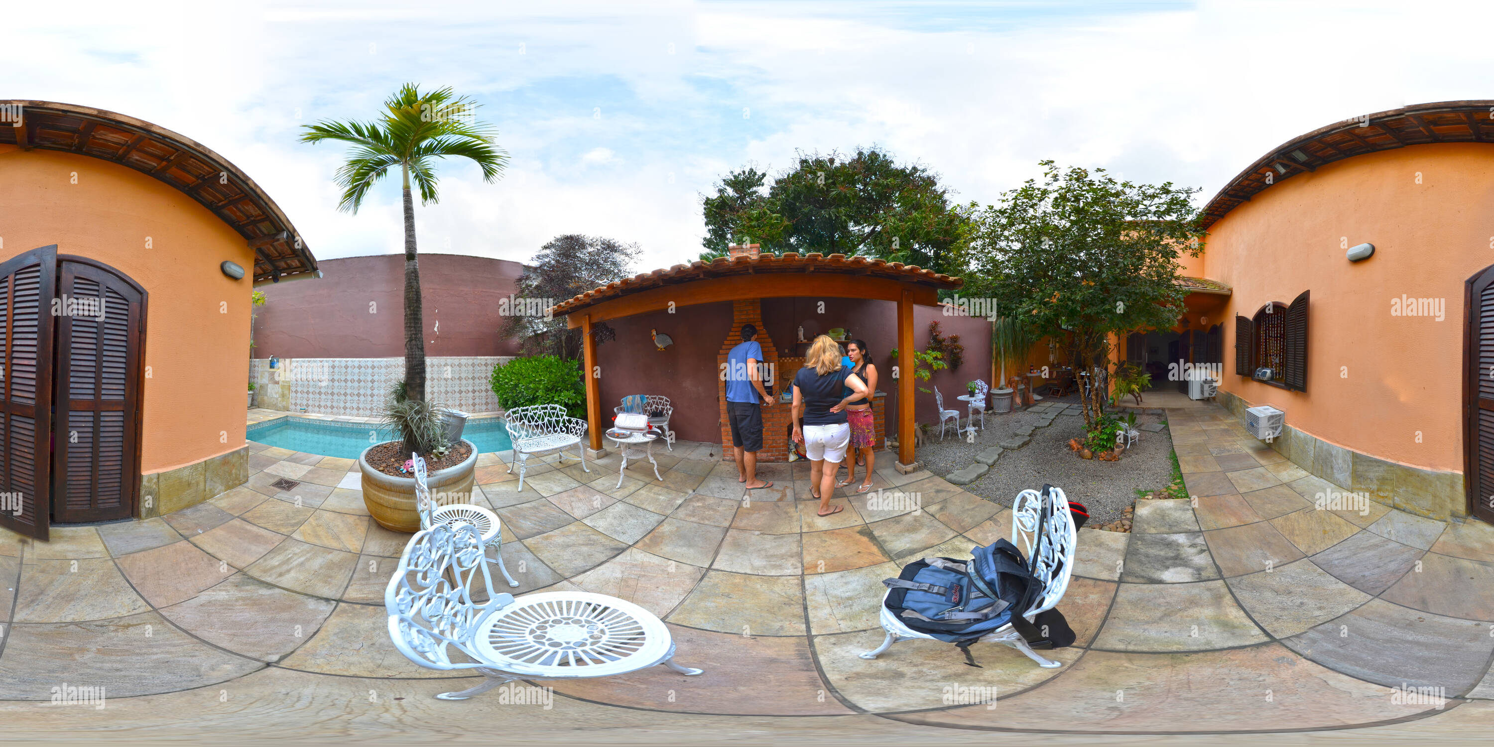 360 Grad Panorama Ansicht von Aniversário Darcy 14 de Agosto de 2011