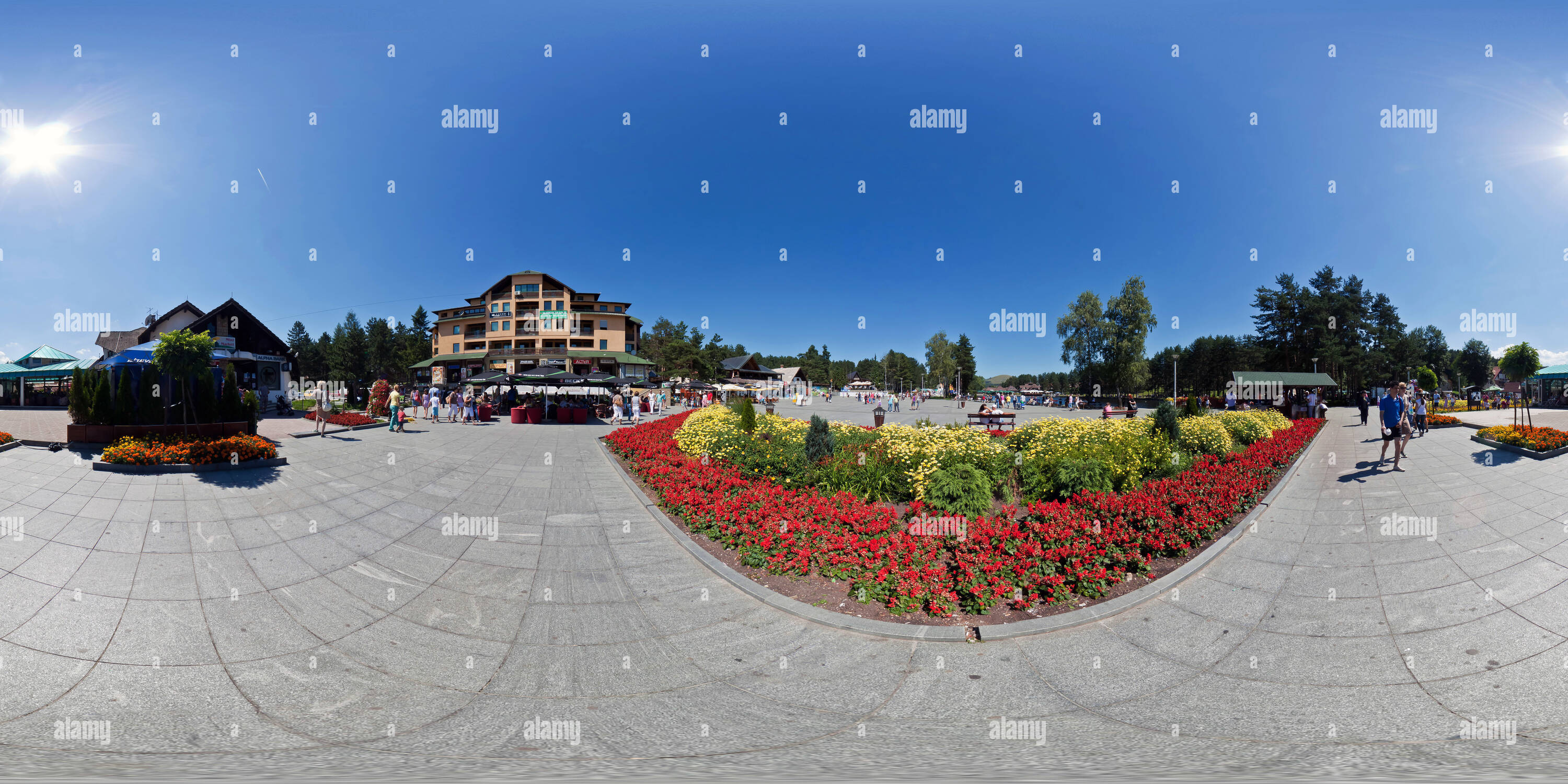 360 Grad Panorama Ansicht von Zlatibor