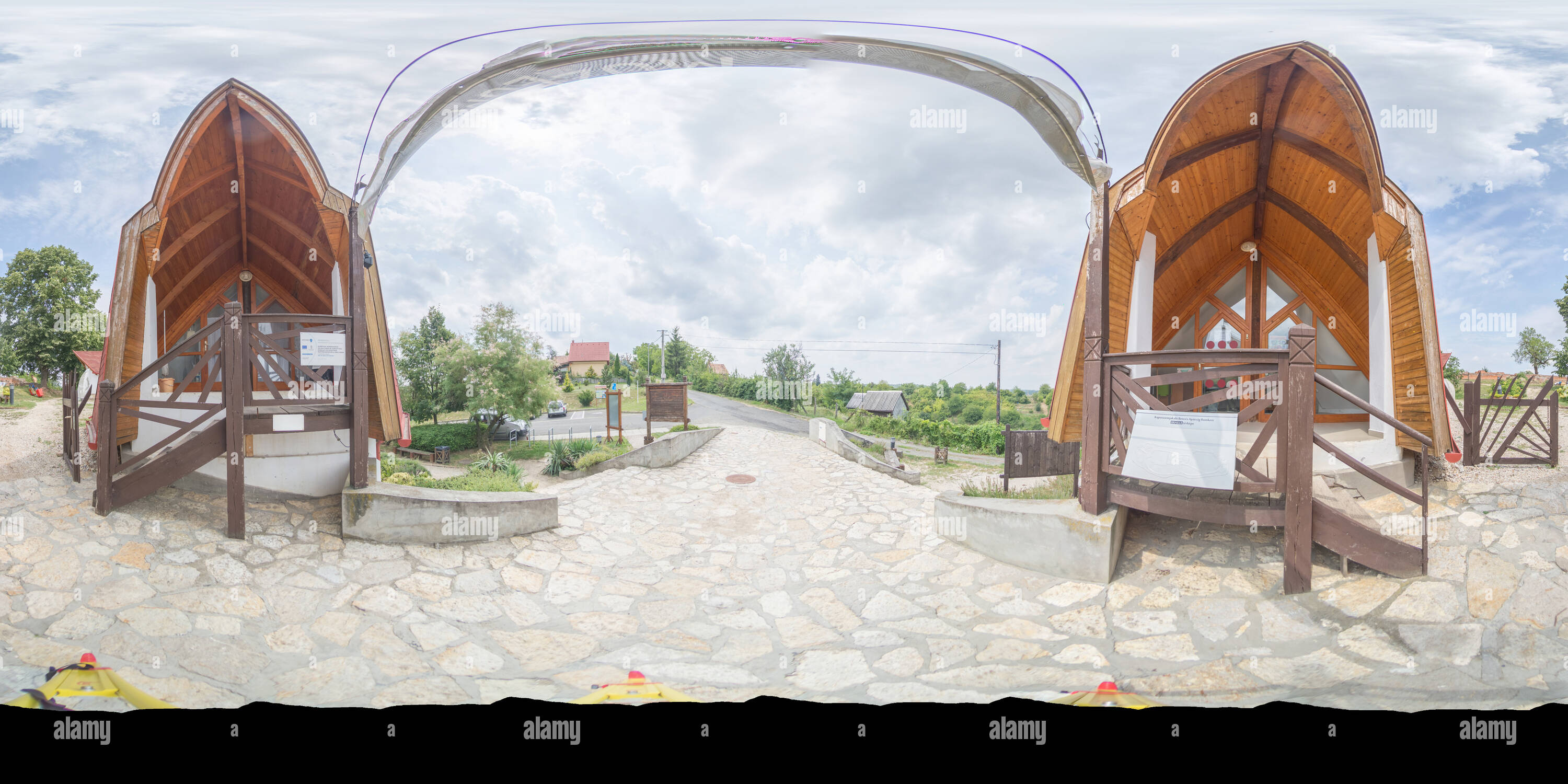 360 Grad Panorama Ansicht von Szentjakabi Bencés Apátság