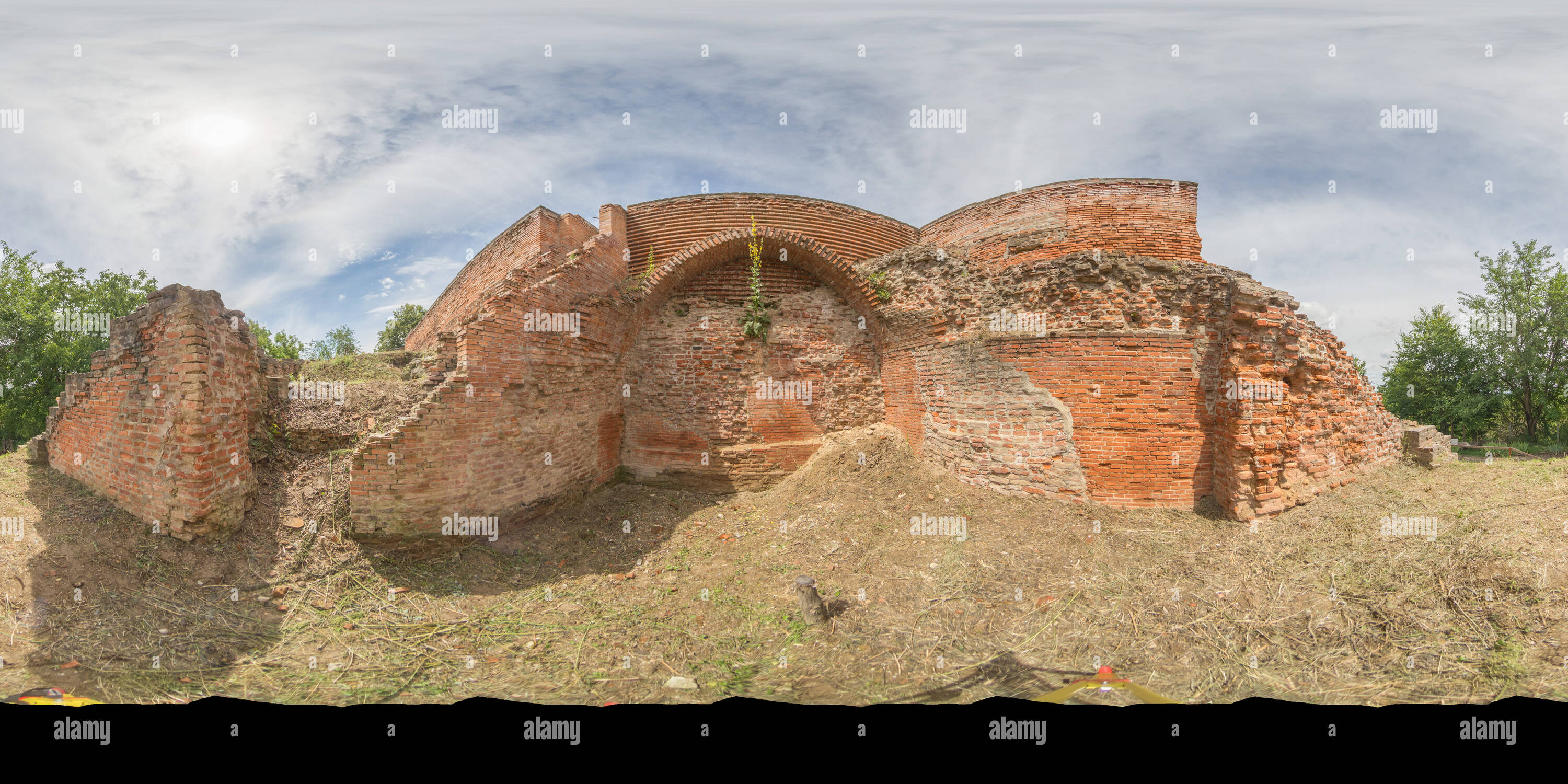 360 Grad Panorama Ansicht von Szentjakabi Bencés Apátság