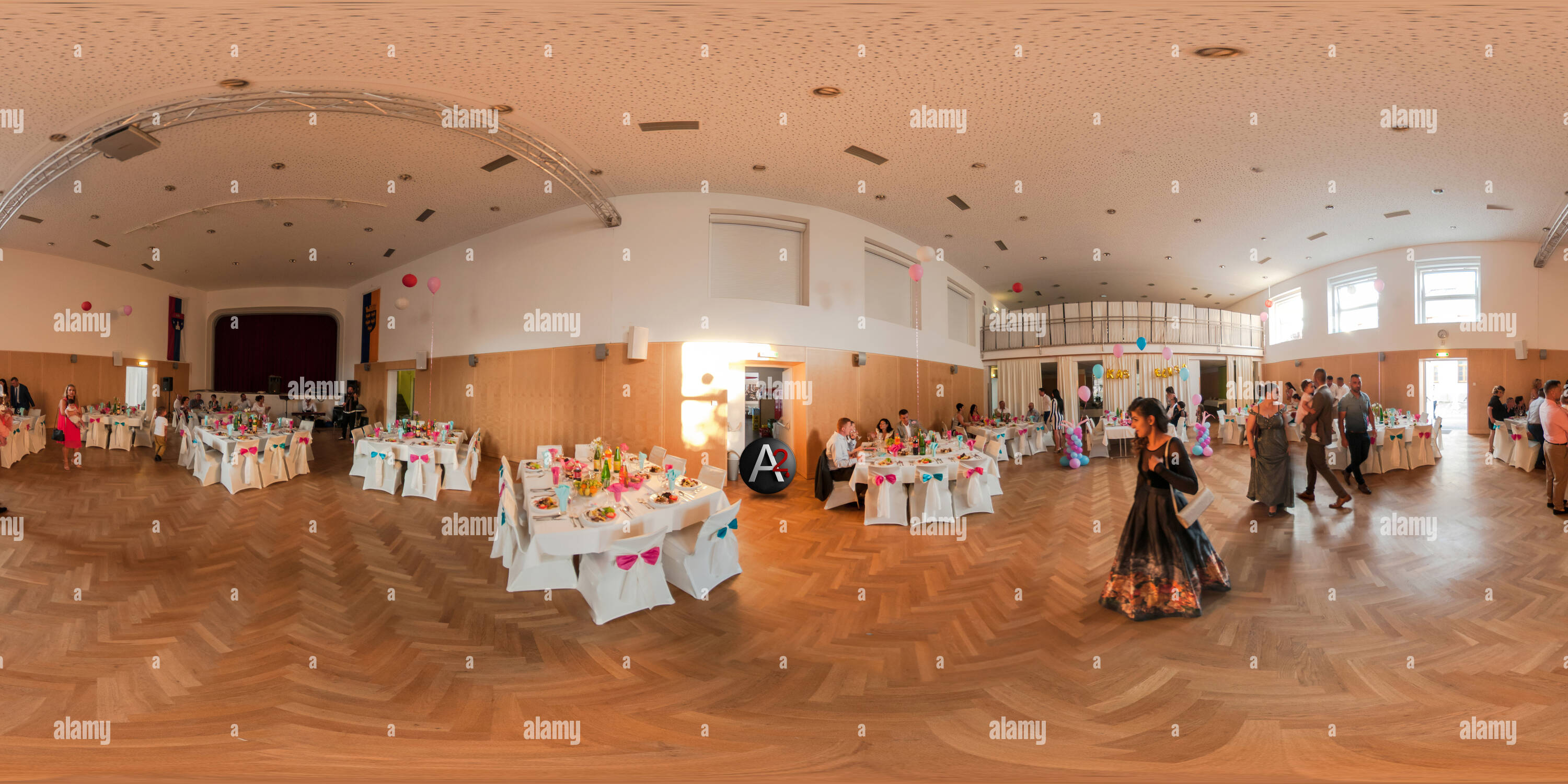 360 Grad Panorama Ansicht von Taufe Lukas&amp; Elisa 19 h