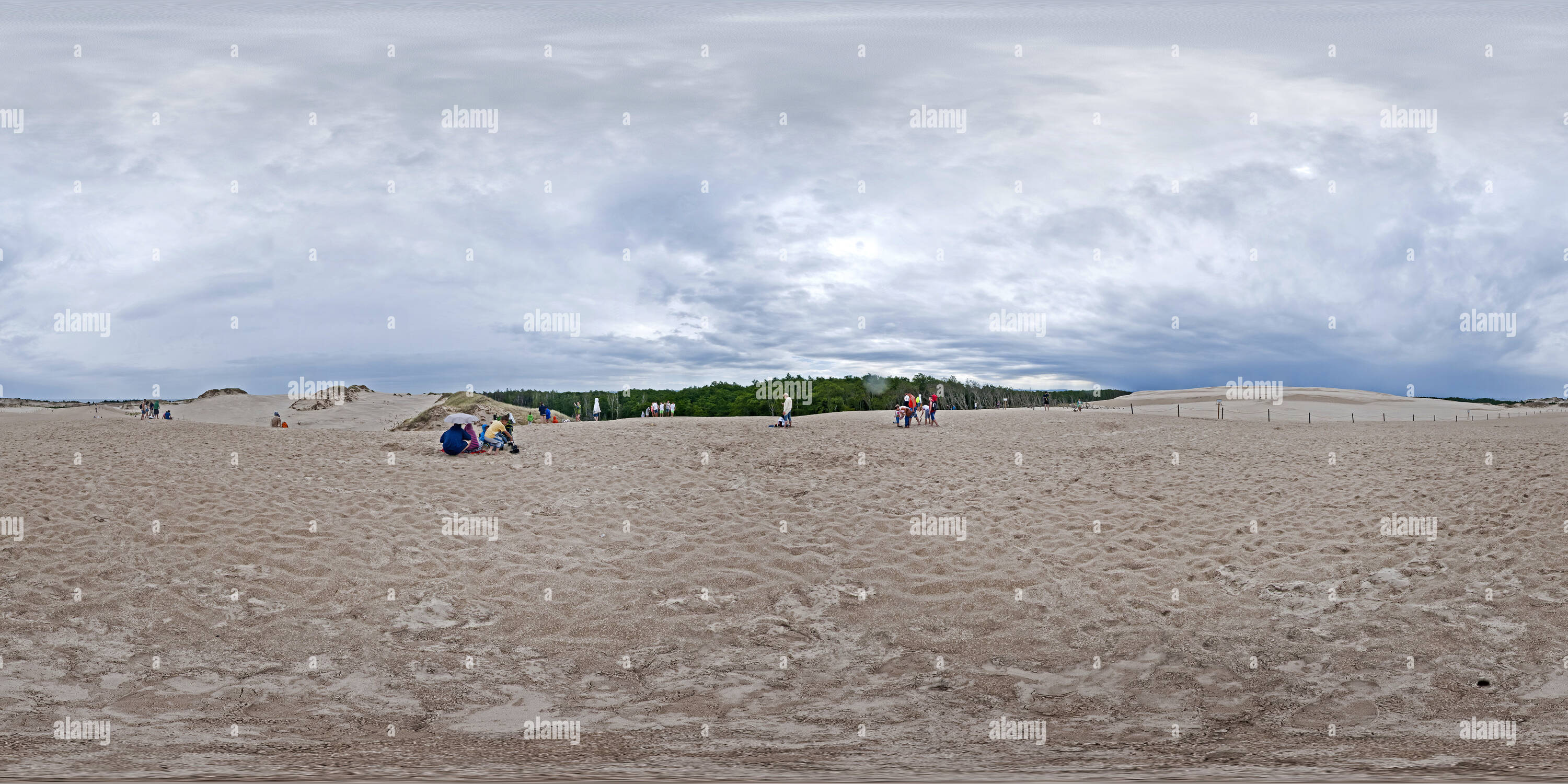 360 Grad Panorama Ansicht von Wydma Łącka