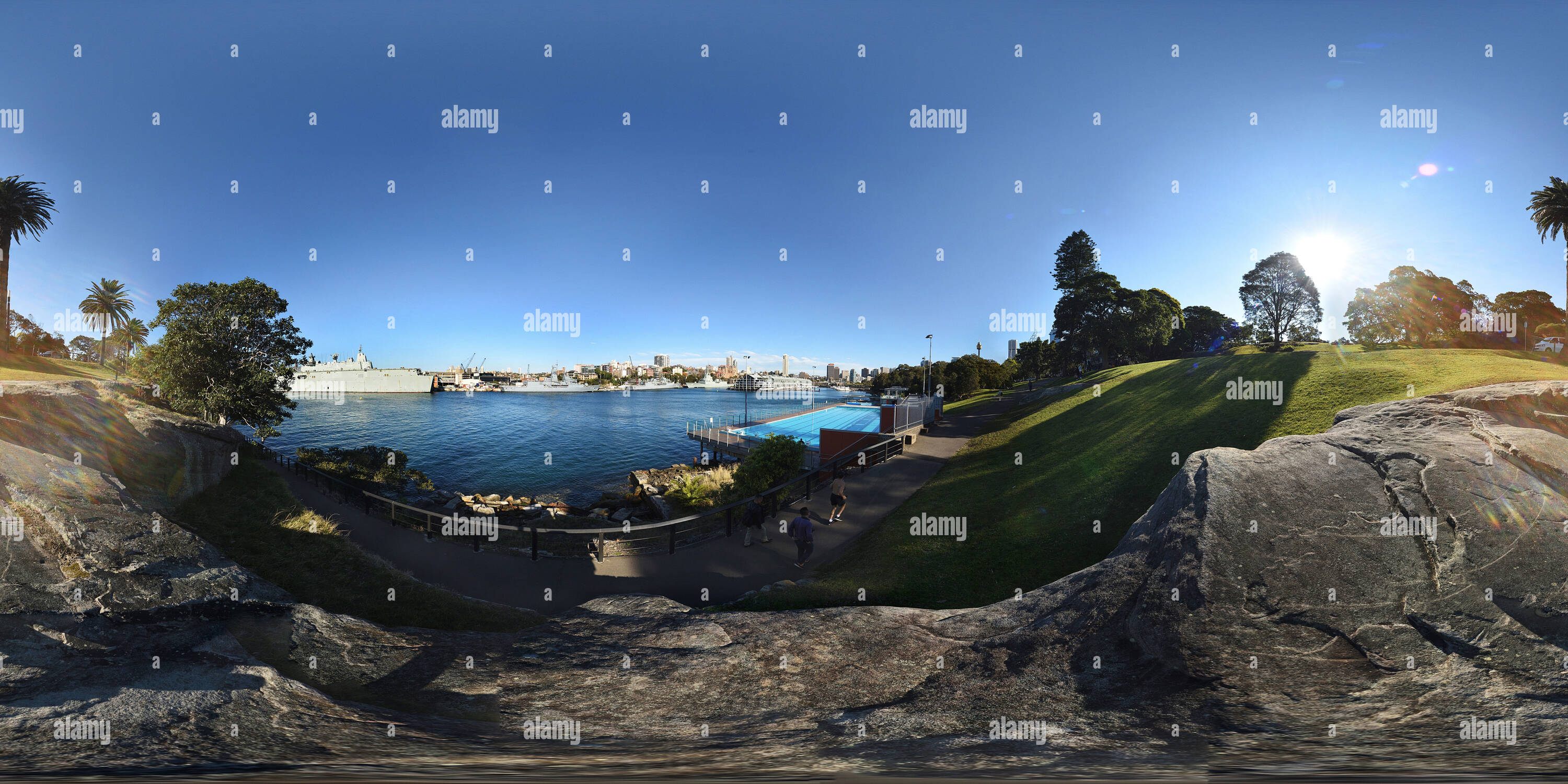 360 Grad Panorama Ansicht von Andrew (Junge) Charlton Pool-Domain, Yurong Revier