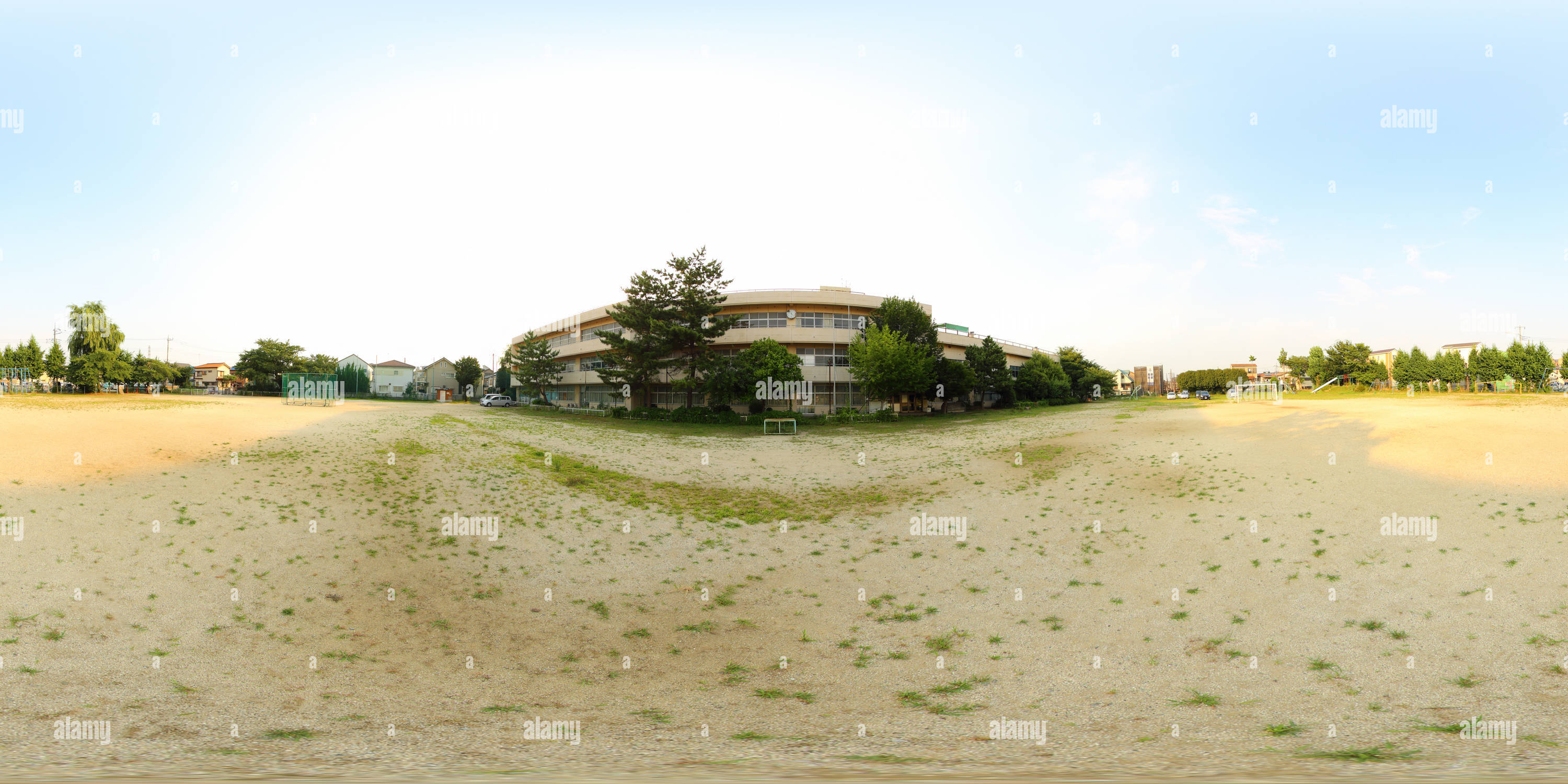 Vista panorámica en 360 grados de 旧新座小学校 Escuela Primaria Niiza